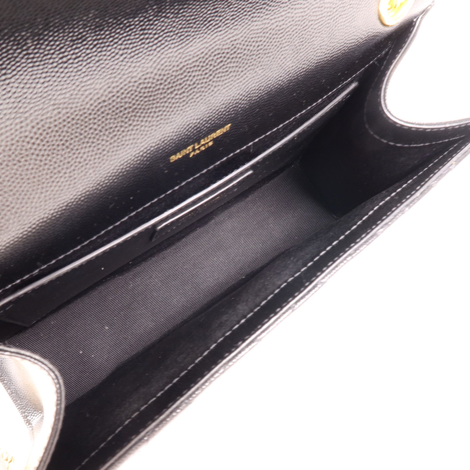 SAINT LAURENT 牛皮皮革Envelope Medium金扣肩背袋
