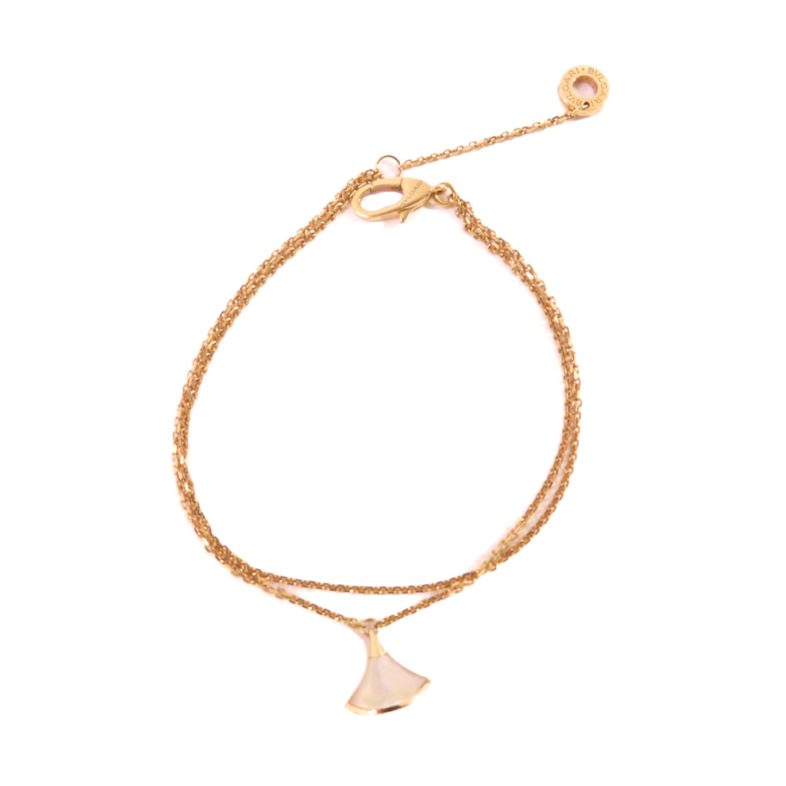 BVLGARI 18K玫瑰金/珍珠母Mother of Pearl Divas Dream Bracelet手鏈