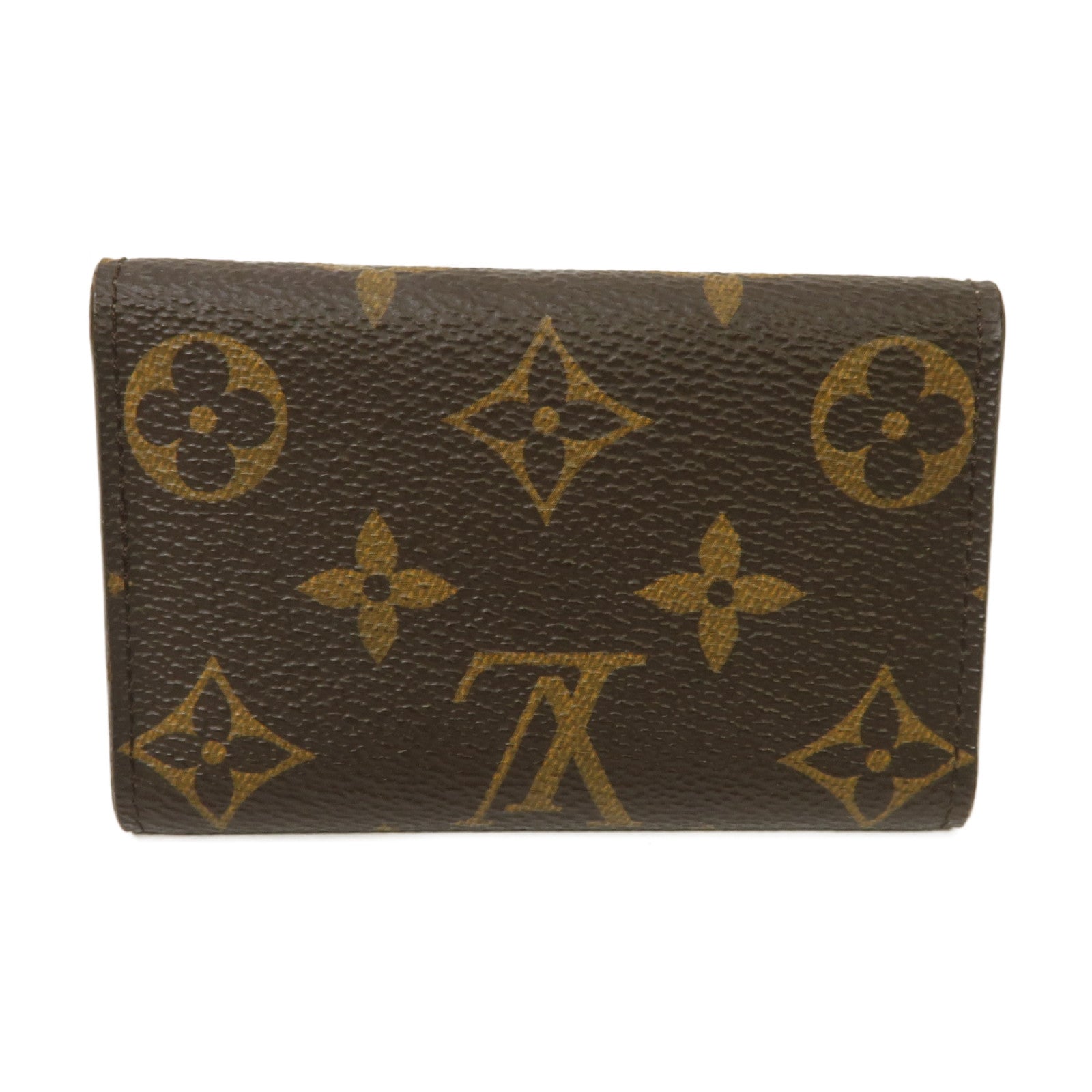 LOUIS VUITTON Monogram Multicles Key Holder金扣鑰匙套啡色