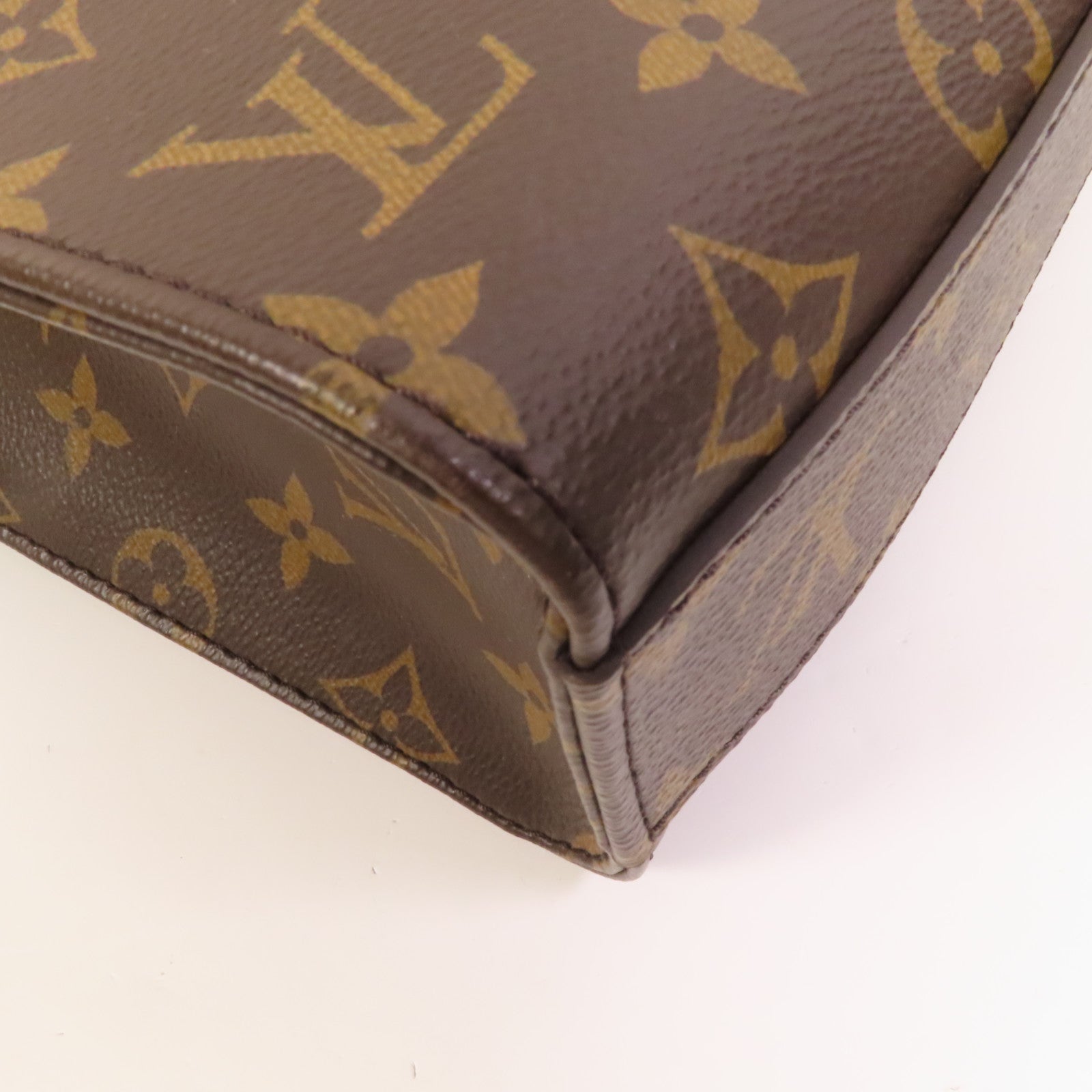 LOUIS VUITTON Monogram Sac Plat BB金扣手挽肩背兩用袋