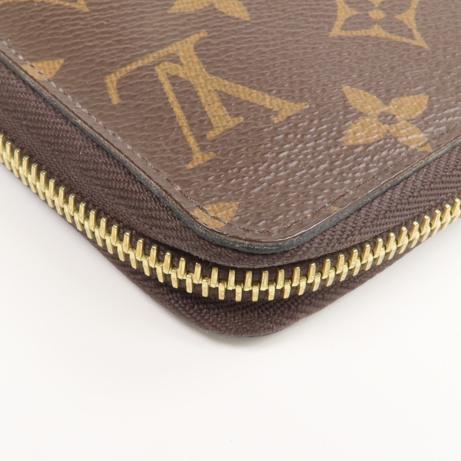 LOUIS VUITTON Monogram Zipper Long Wallet金扣長錢包