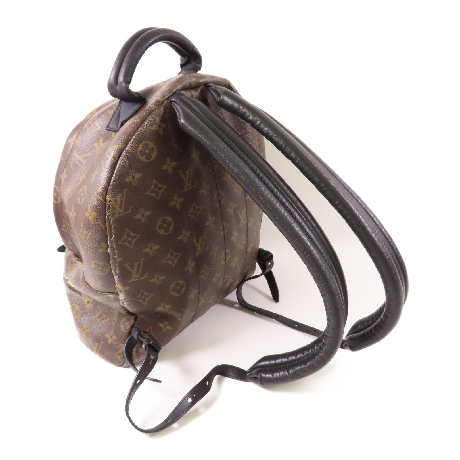 LOUIS VUITTON 塗層帆布Palm Springs MM金扣背包