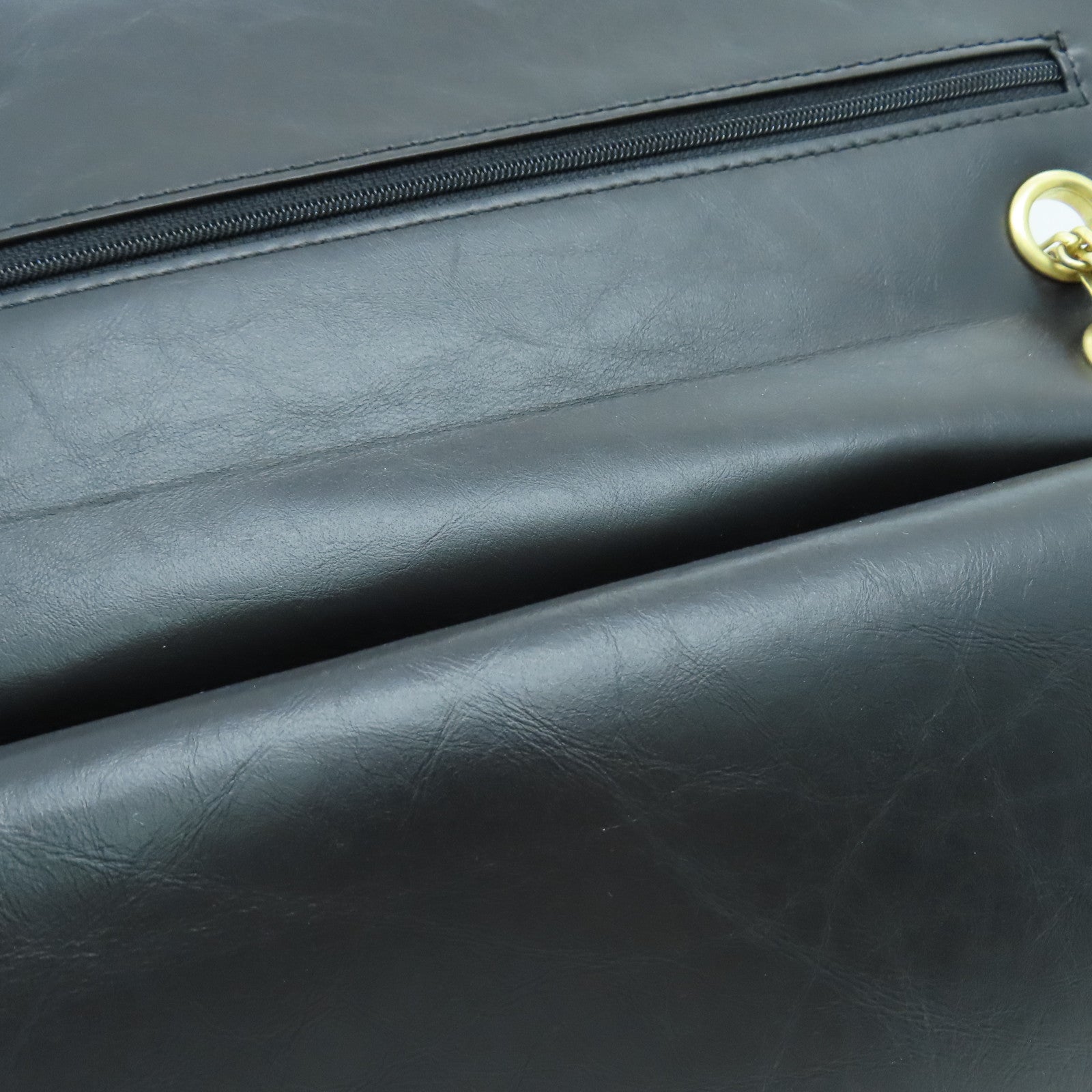 CHANEL 菱格牛皮皮革2.55 Chain Shoulder Bag金扣链带肩背袋黑色