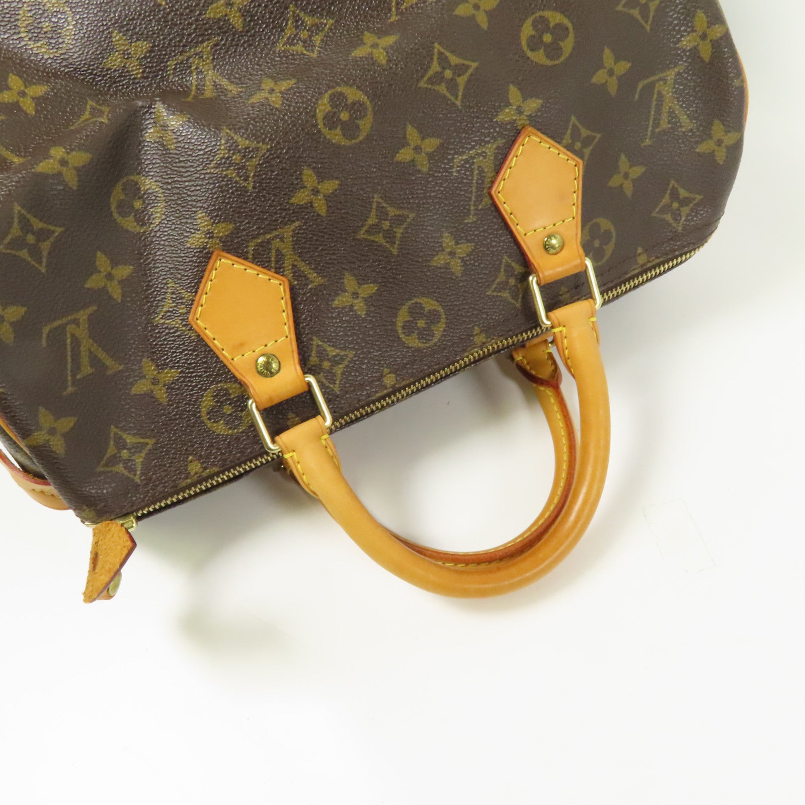 LOUIS VUITTON Monogram Speedy 30金扣手挽袋