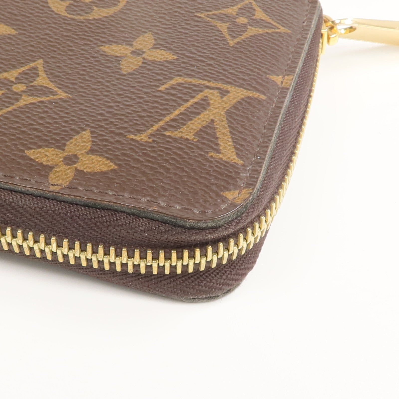 LOUIS VUITTON Monogram Zipper Long Wallet金扣長錢包
