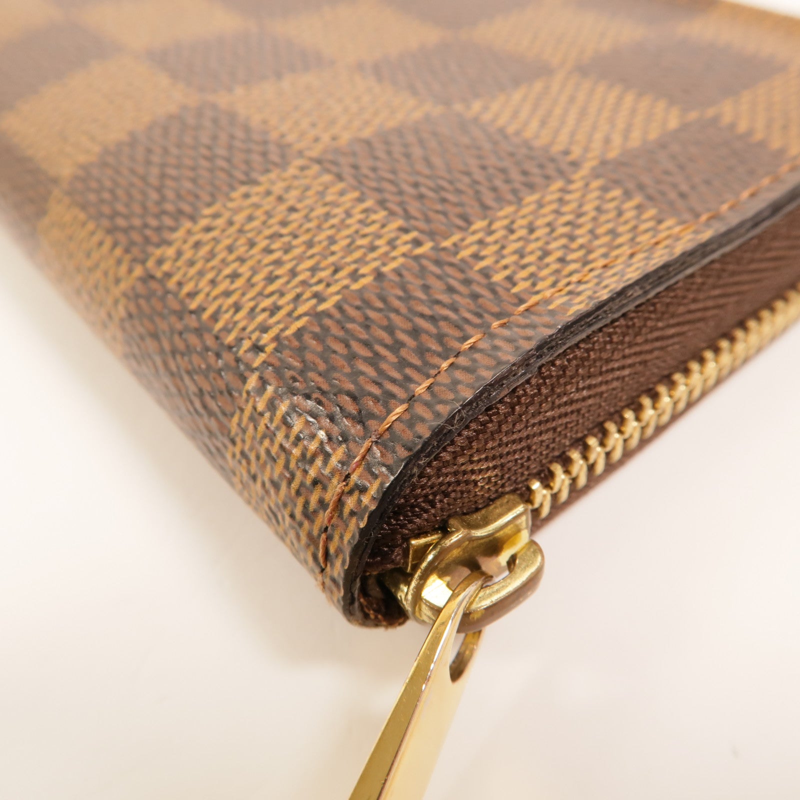 LOUIS VUITTON Damier Zippy Coin Purse金扣零錢包
