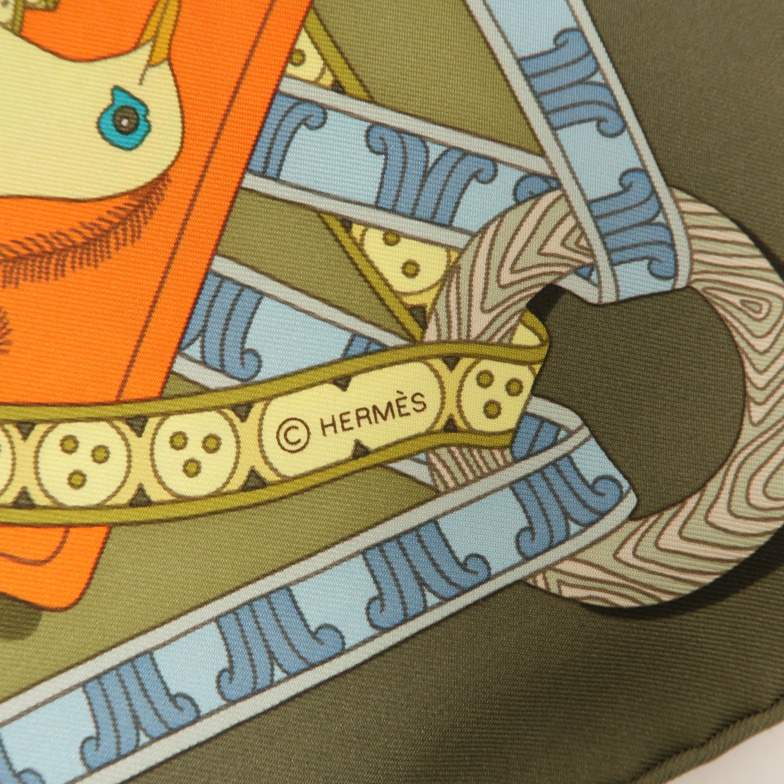 HERMES 絲質Scarf 90x90絲巾