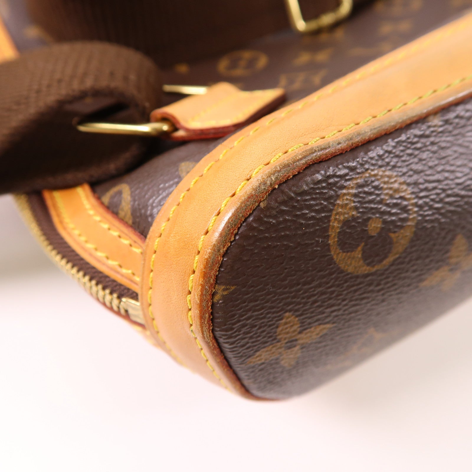 LOUIS VUITTON Monogram Sac A Dos Bosphore金扣背包棕色