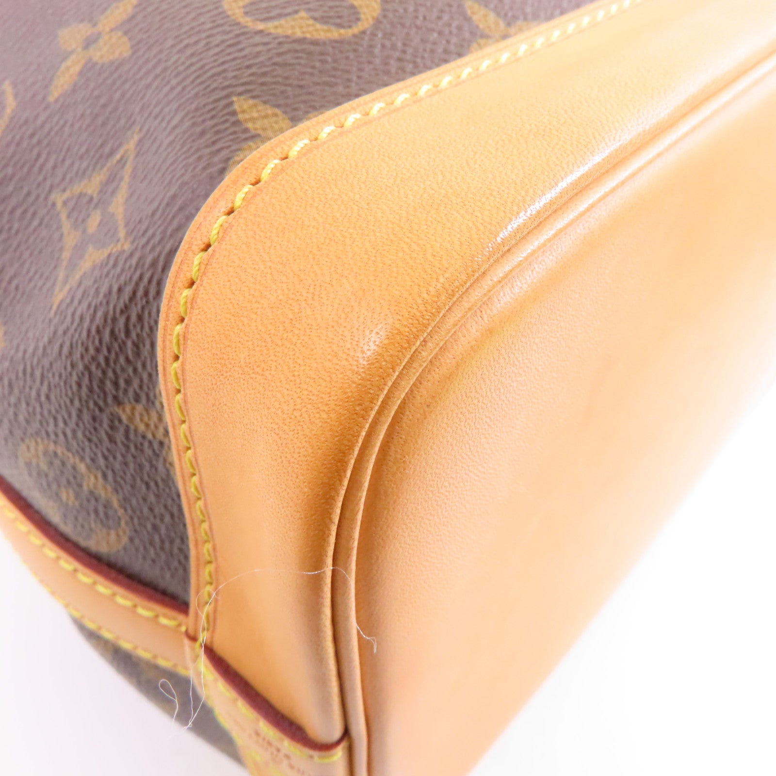 LOUIS VUITTON Monogram Noe BB金扣肩背袋棕色