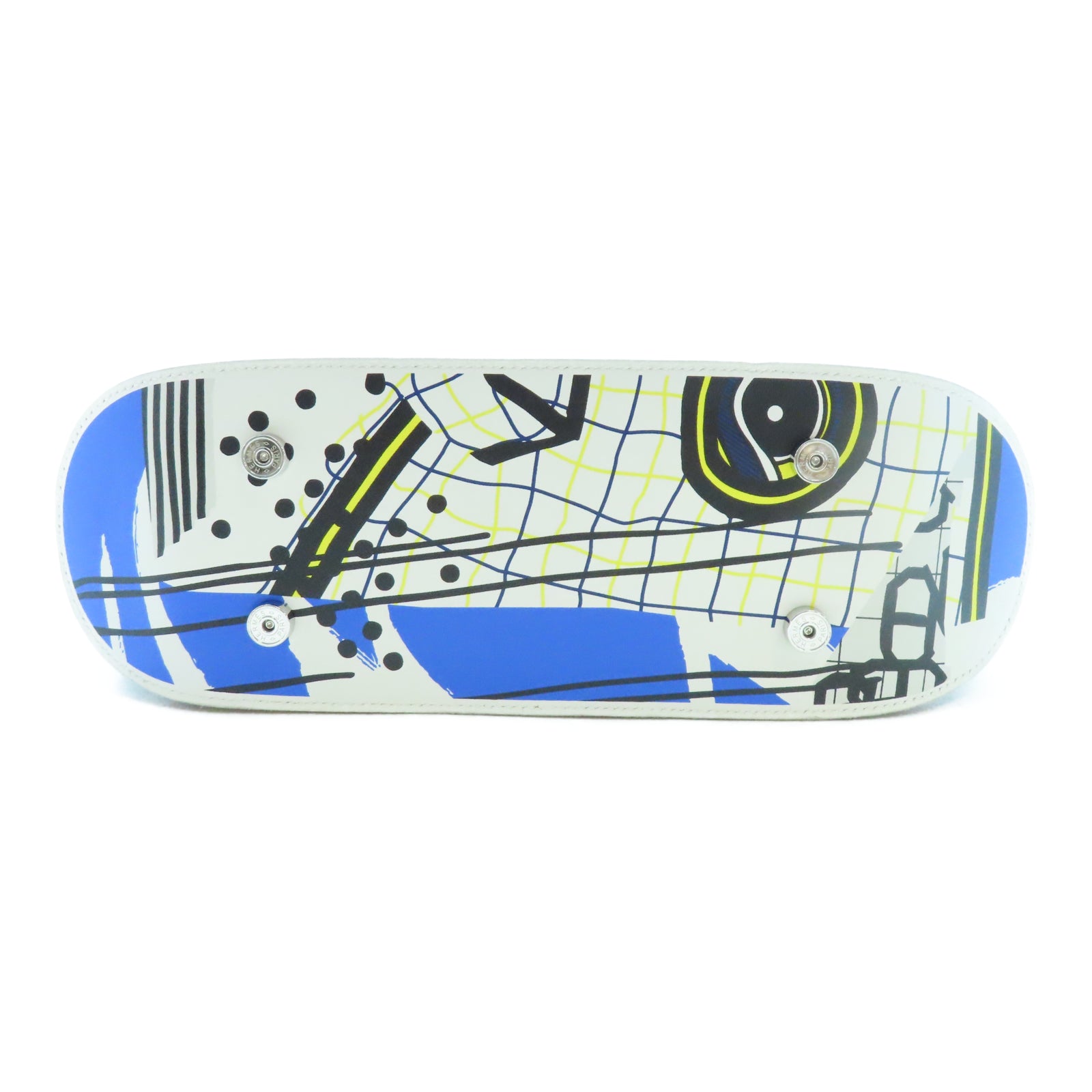 HERMES 【激減優惠】Evergrain皮革Bolide Skate 31銀扣肩背袋黑色/啡色