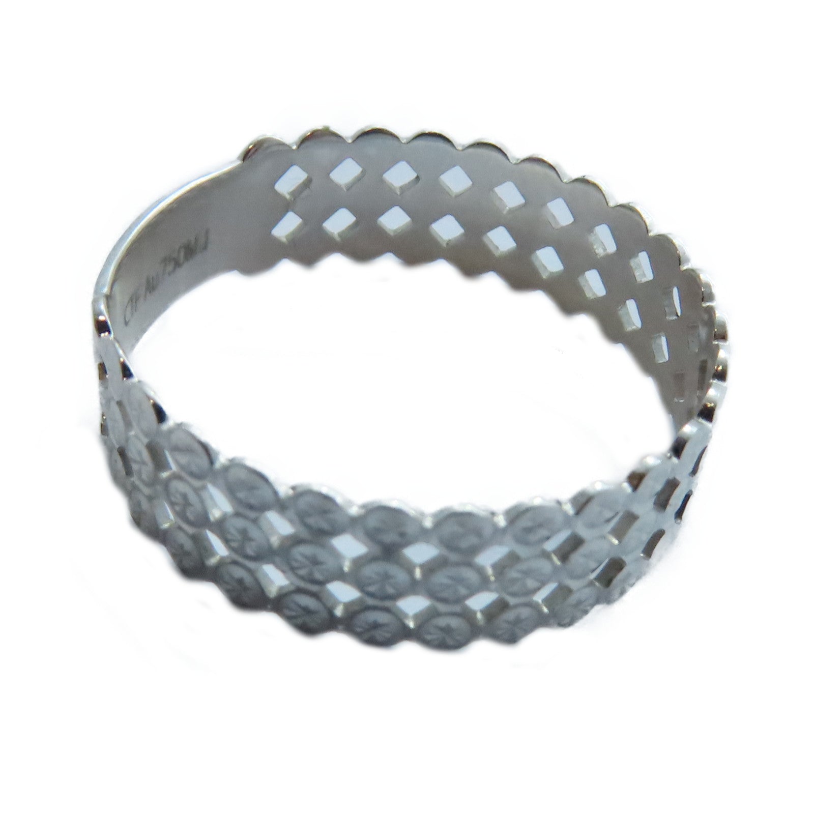 JEWELRY 【激減優惠】18K白金Ring戒指US#7