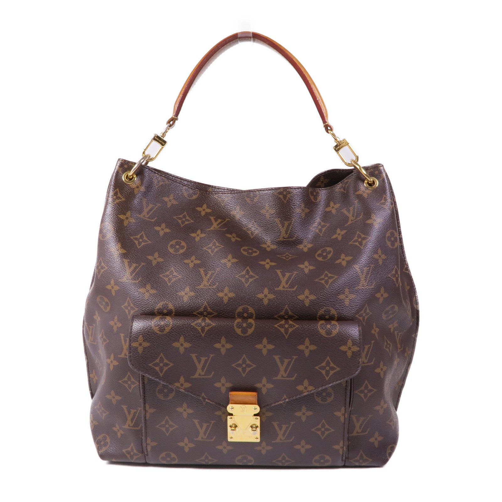 LOUIS VUITTON Monogram Metis Hobo金扣手挽袋