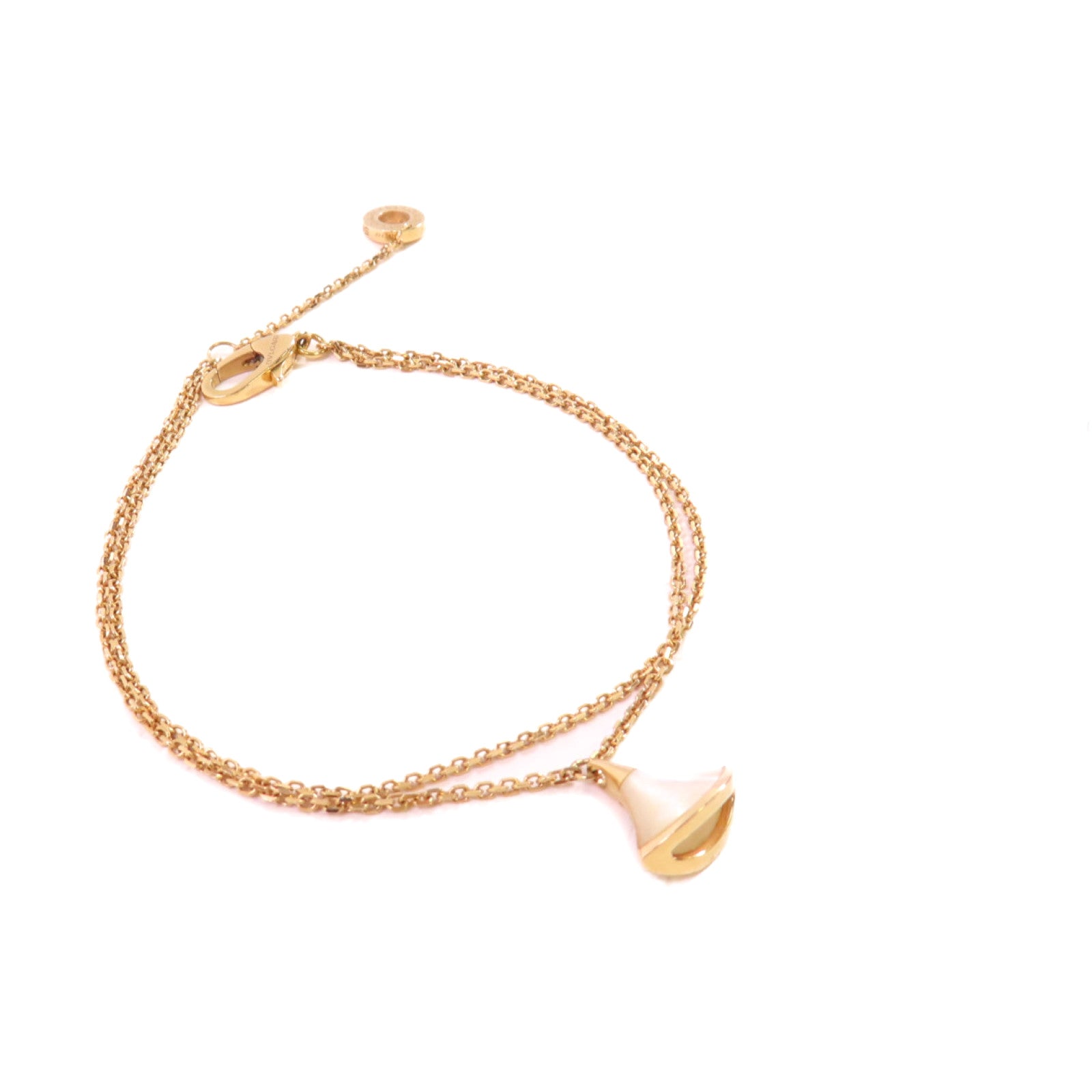 BVLGARI 18K玫瑰金/珍珠母Mother of Pearl Divas Dream Bracelet手鏈