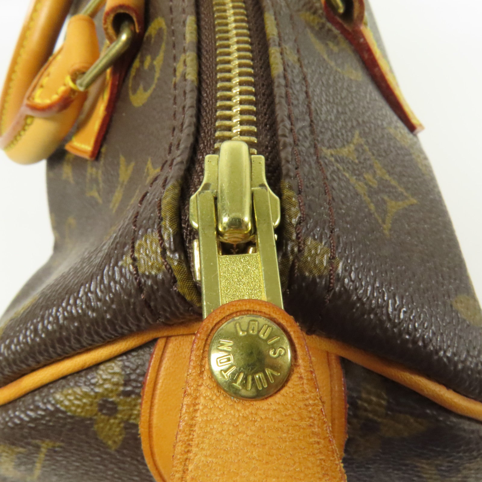 LOUIS VUITTON Monogram Speedy 30金扣手挽袋