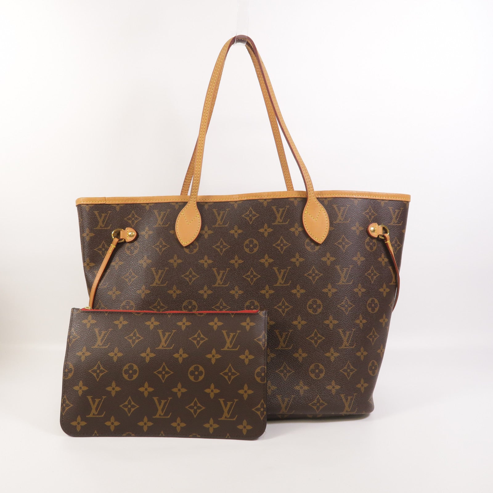 LOUIS VUITTON Monogram Neverfull MM手挽袋