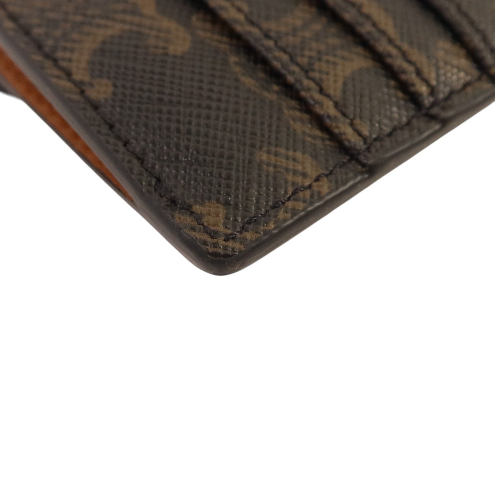 CELINE Triomphe帆布Flap Long Card Holder金扣卡片套