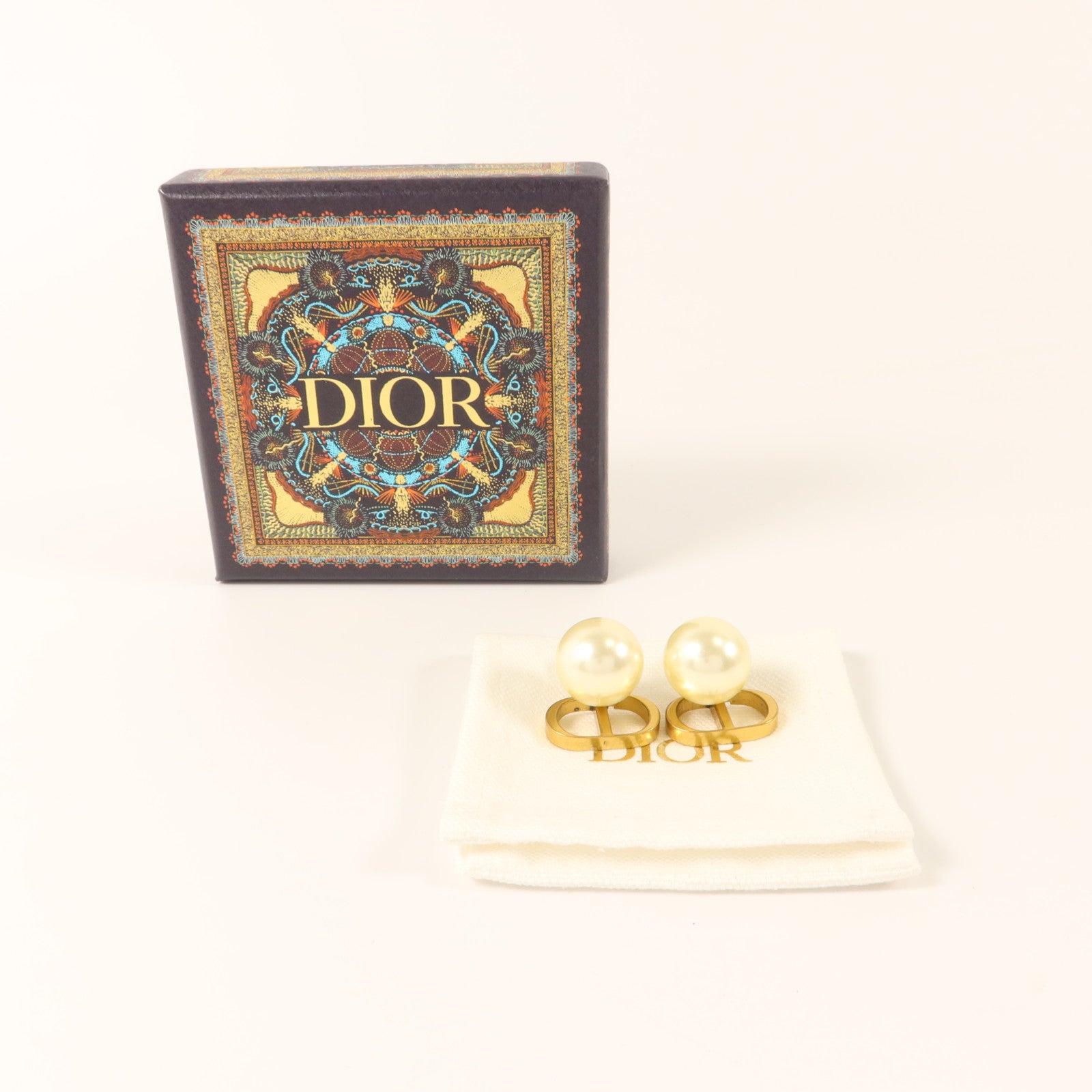 Dior 金屬Tribales Earrings耳環