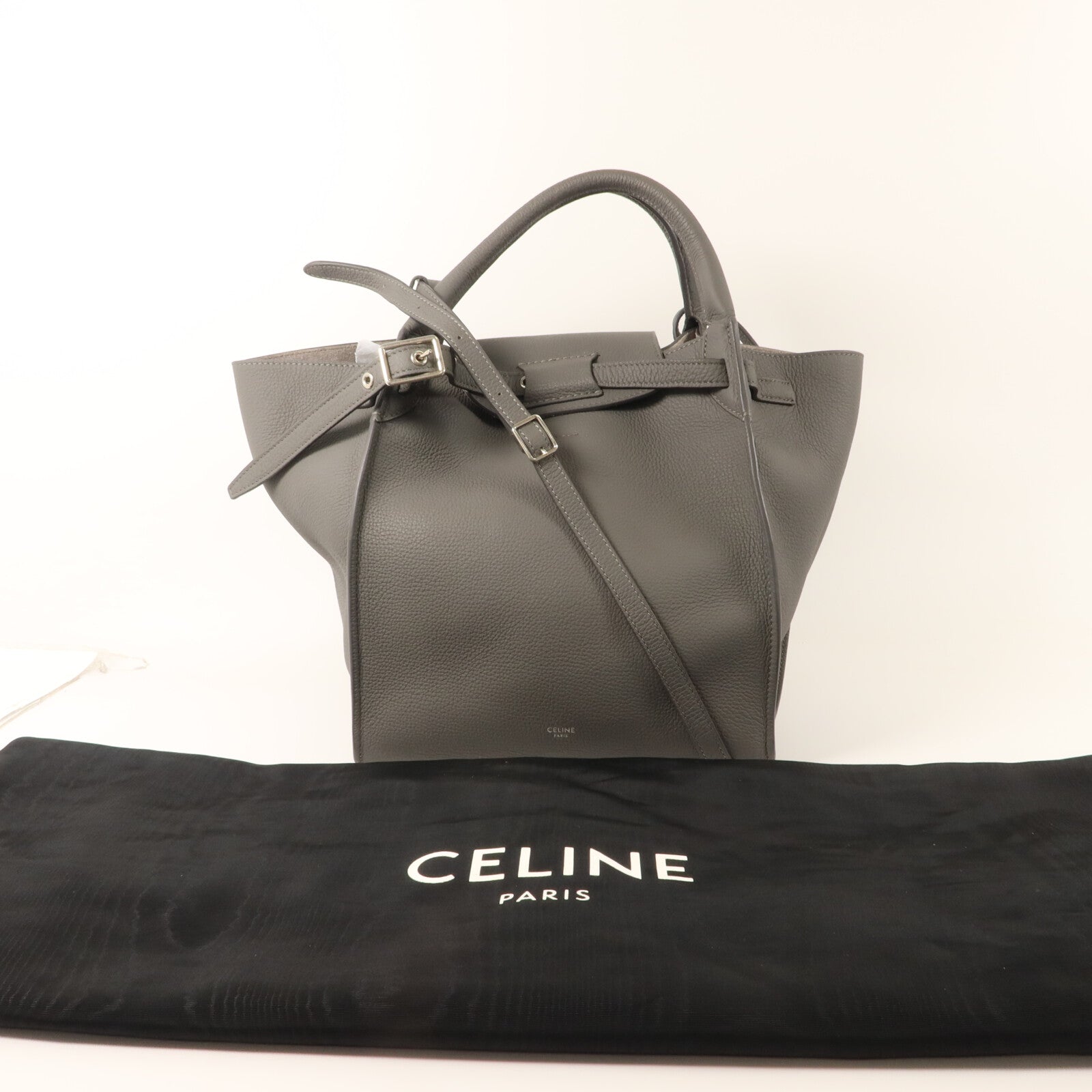 CELINE 牛皮皮革Big Bag Small手挽肩背兩用袋