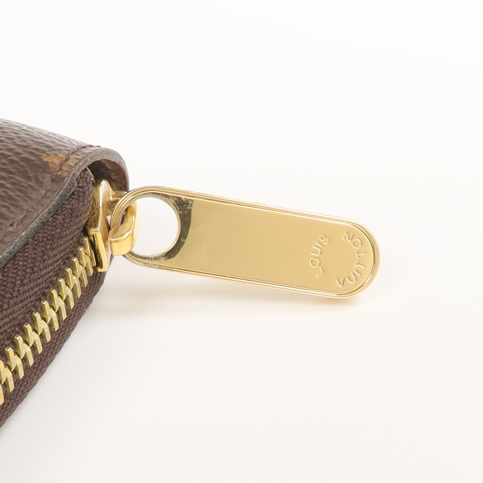 LOUIS VUITTON Monogram Zipper Long Wallet金扣長錢包