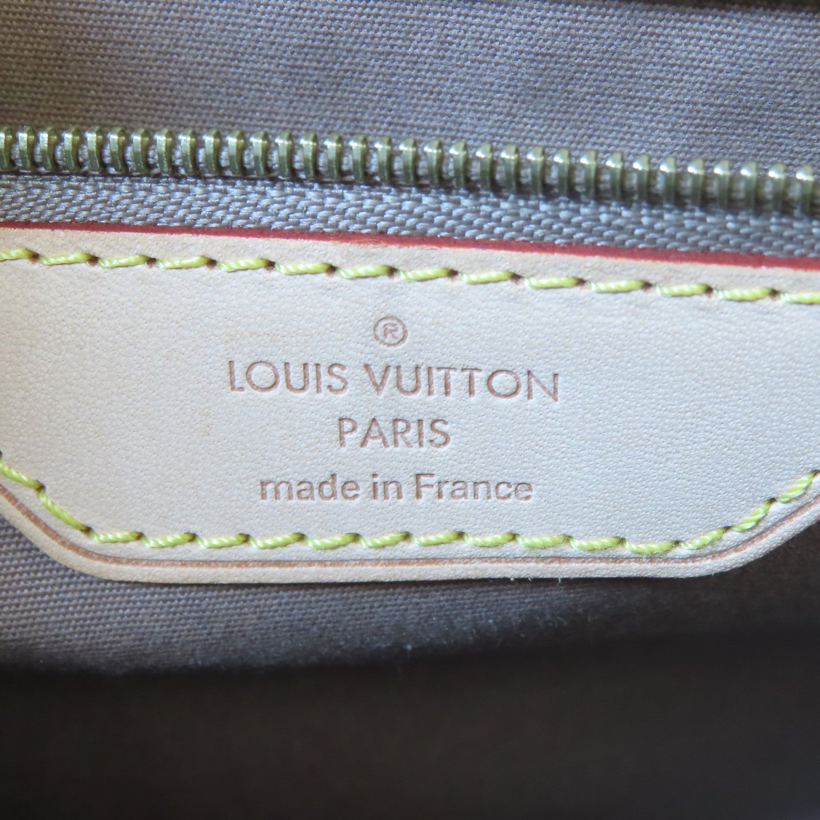LOUIS VUITTON Vernis Brea金扣手挽肩背兩用袋金黃色