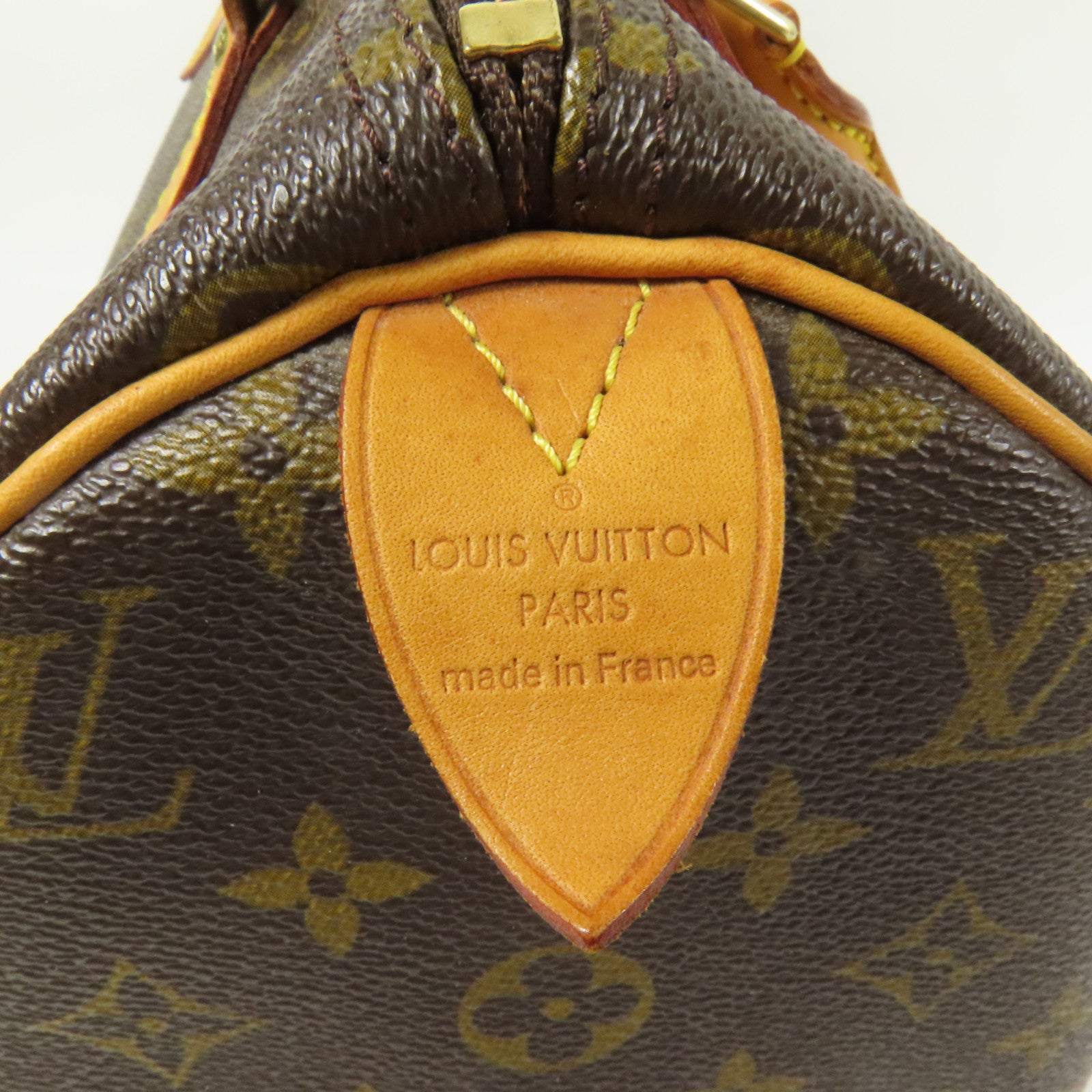 LOUIS VUITTON Monogram Speedy 30金扣手挽袋