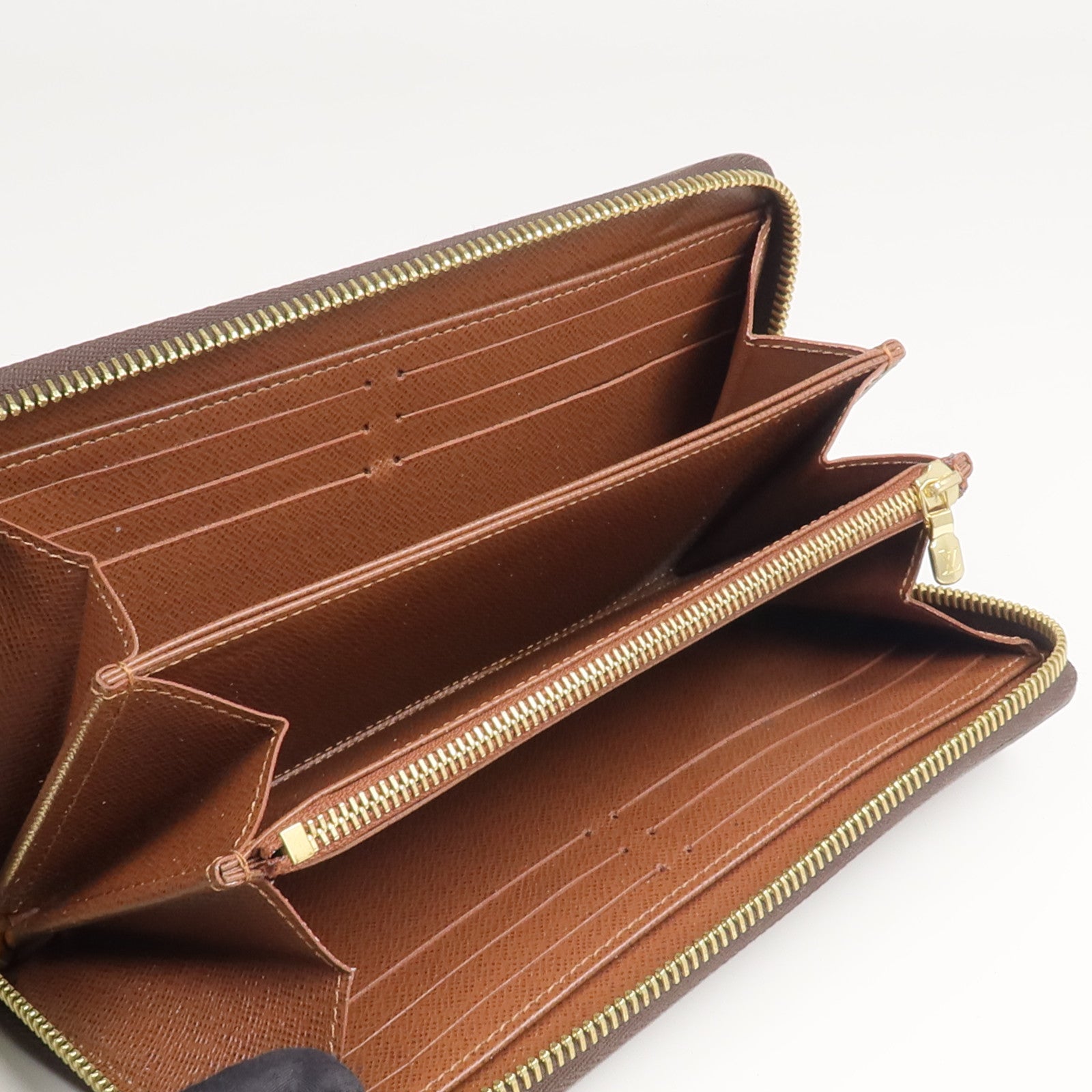 LOUIS VUITTON Monogram Zipper Long Wallet金扣長錢包