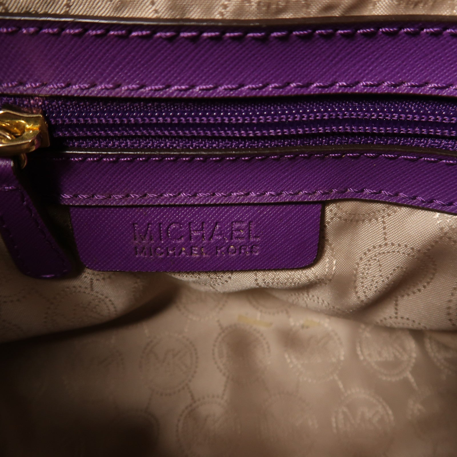 Michael Kors 皮革2 Way Shoulder金扣手挽肩背兩用袋