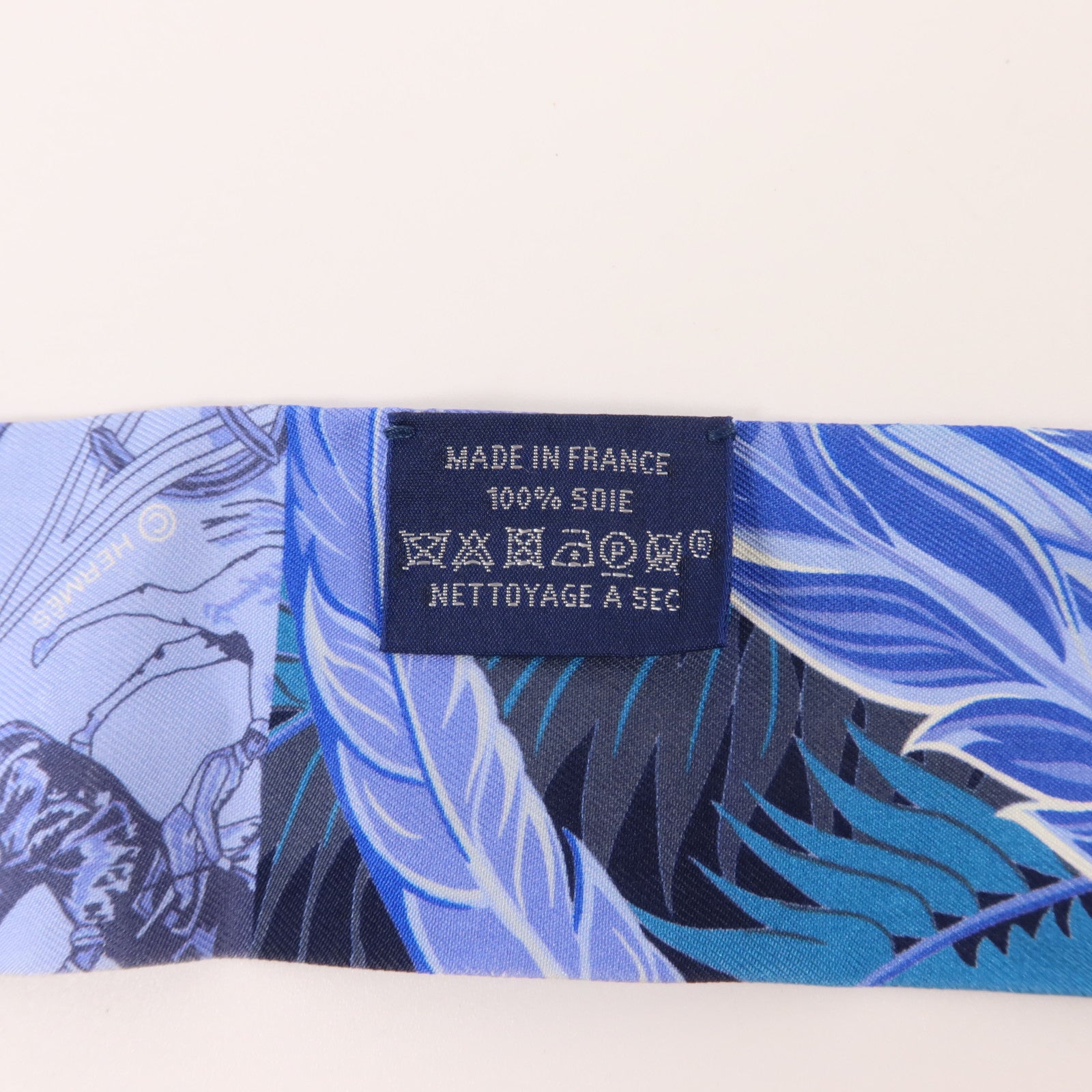 HERMES 絲質Twilly絲巾