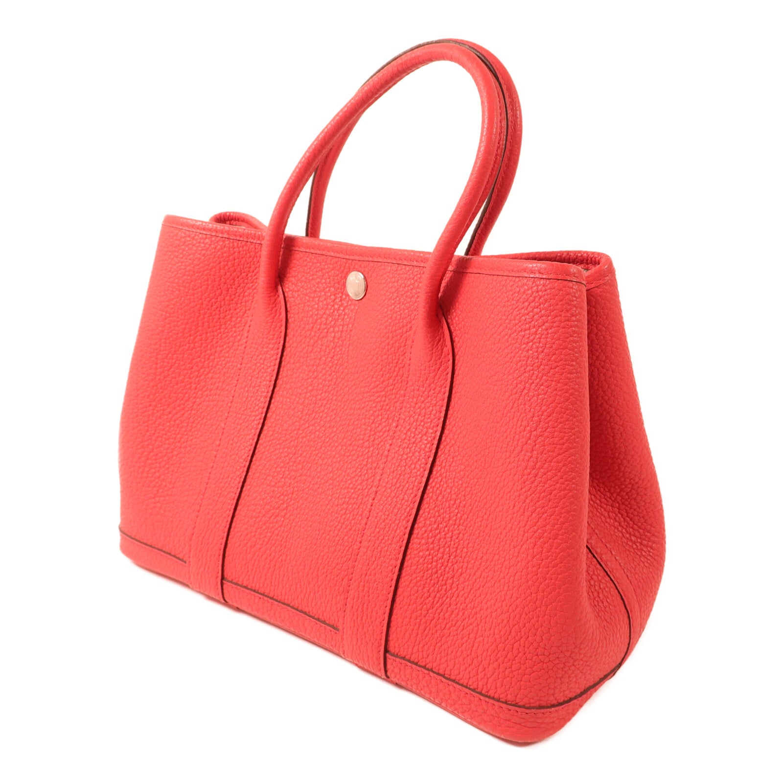 HERMES Clemence皮革Garden Party TPM手挽袋Bougainvillier