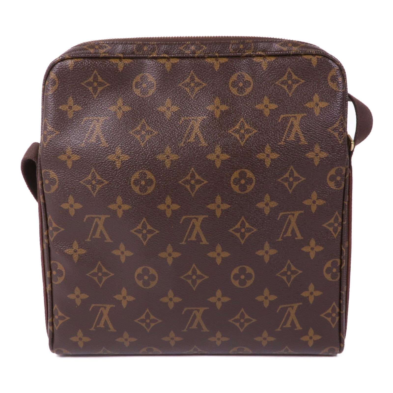 LOUIS VUITTON Monogram Trotteur Beaubourg金扣肩背袋