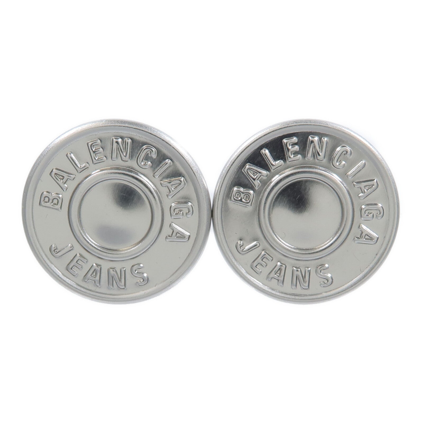 BALENCIAGA 黃銅Jeans Stud Earrings耳環
