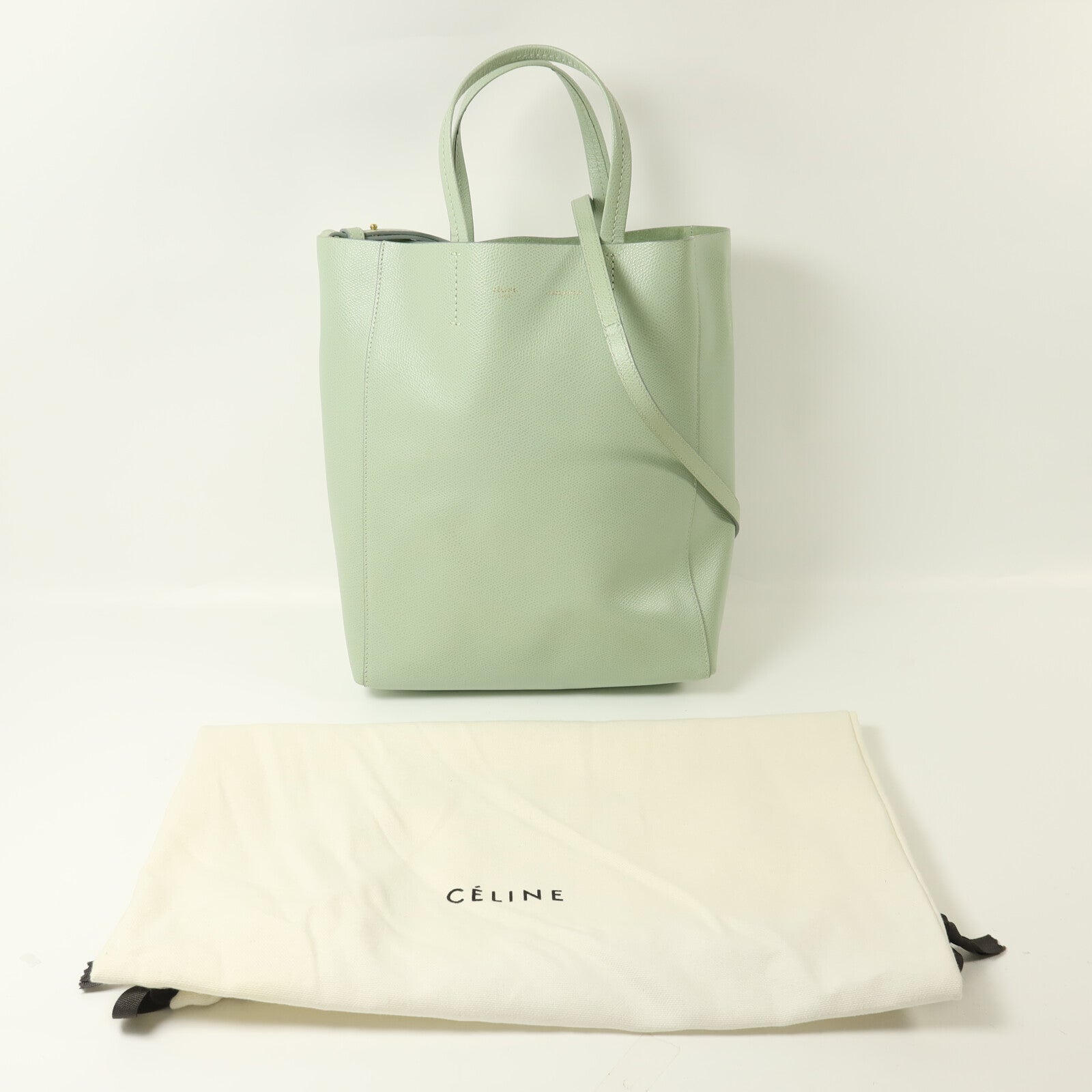 CELINE 牛皮皮革Small Vertical Cabas手挽肩背兩用袋