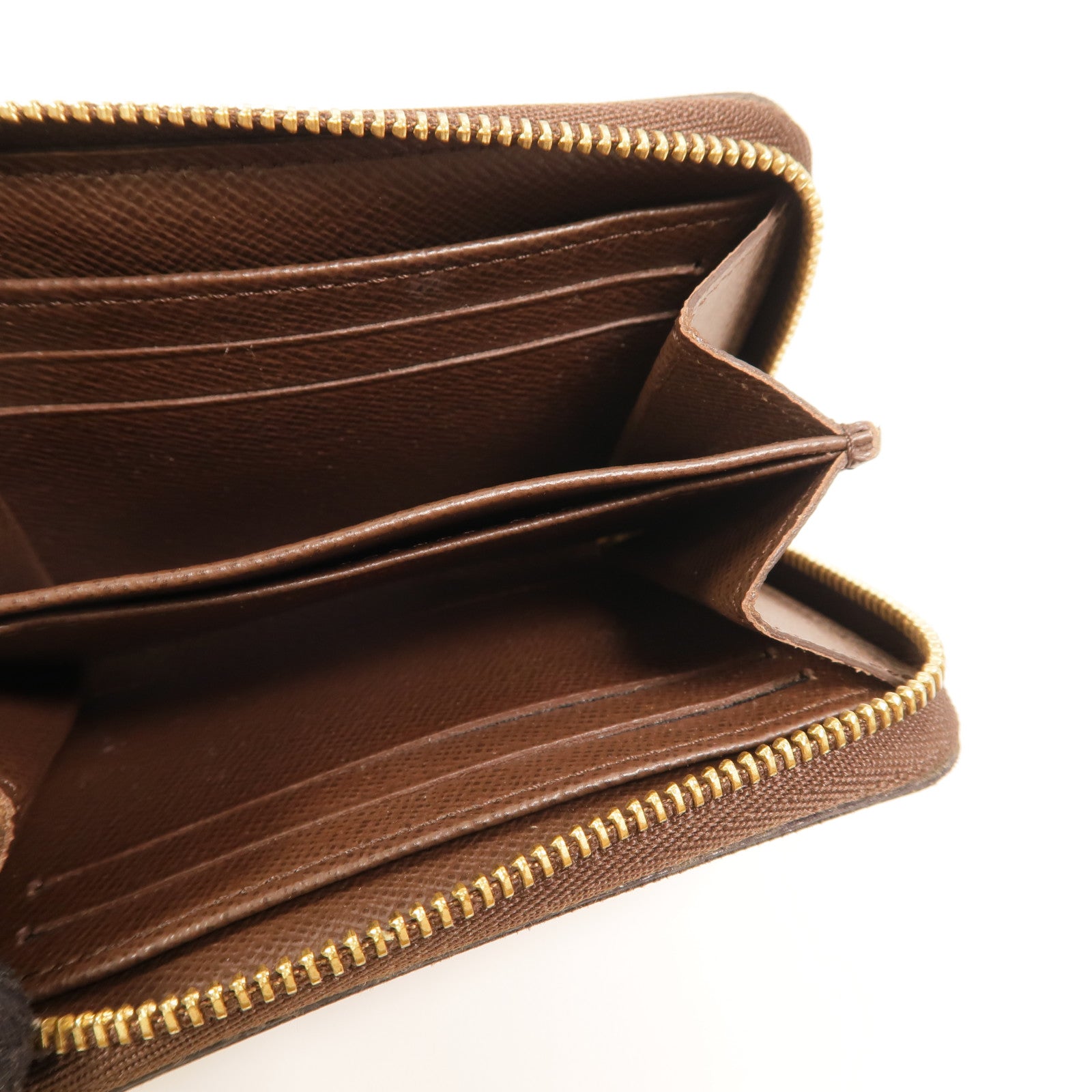 LOUIS VUITTON Damier Zippy Coin Purse金扣零錢包