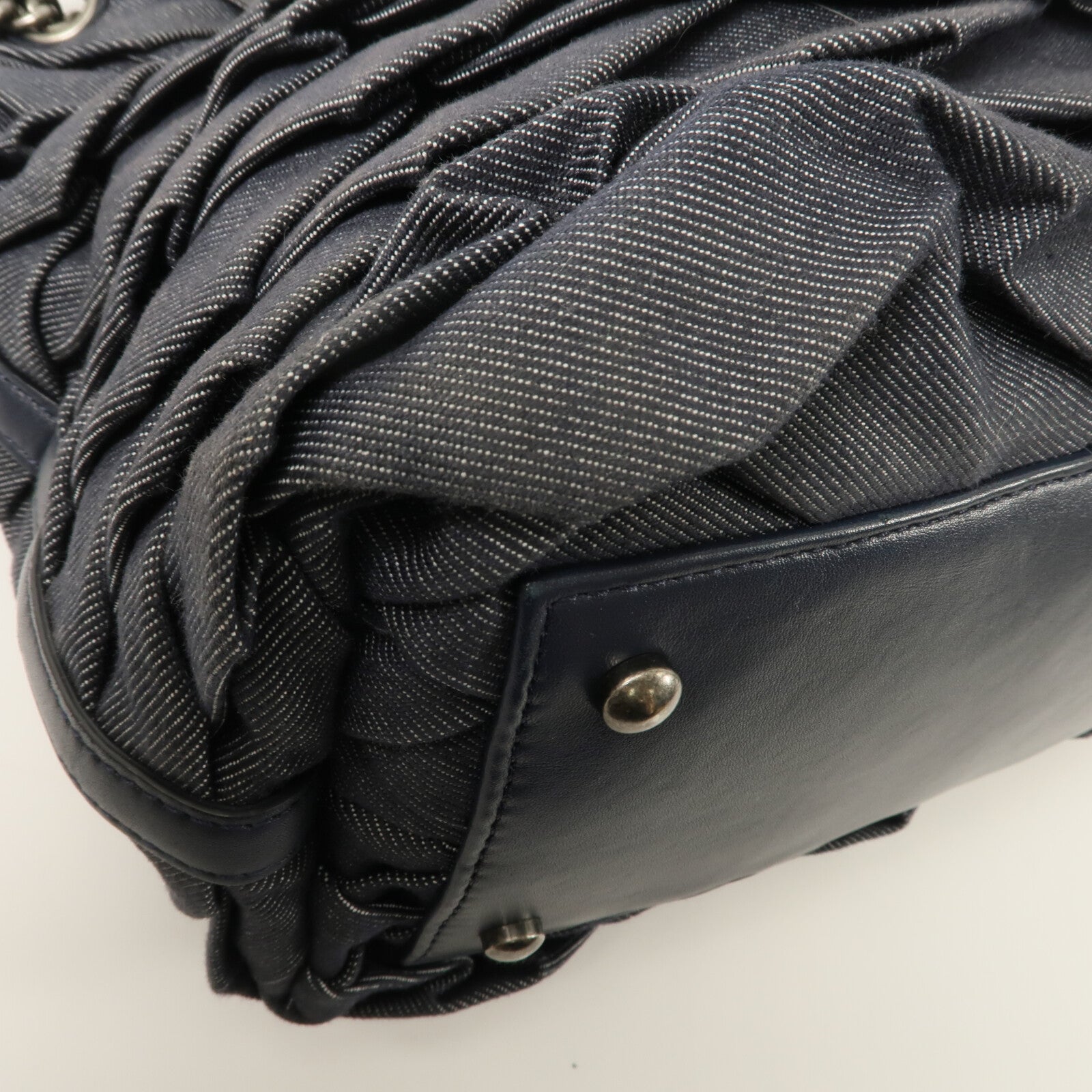 CHANEL 牛仔布CC Shopping Tote手挽袋