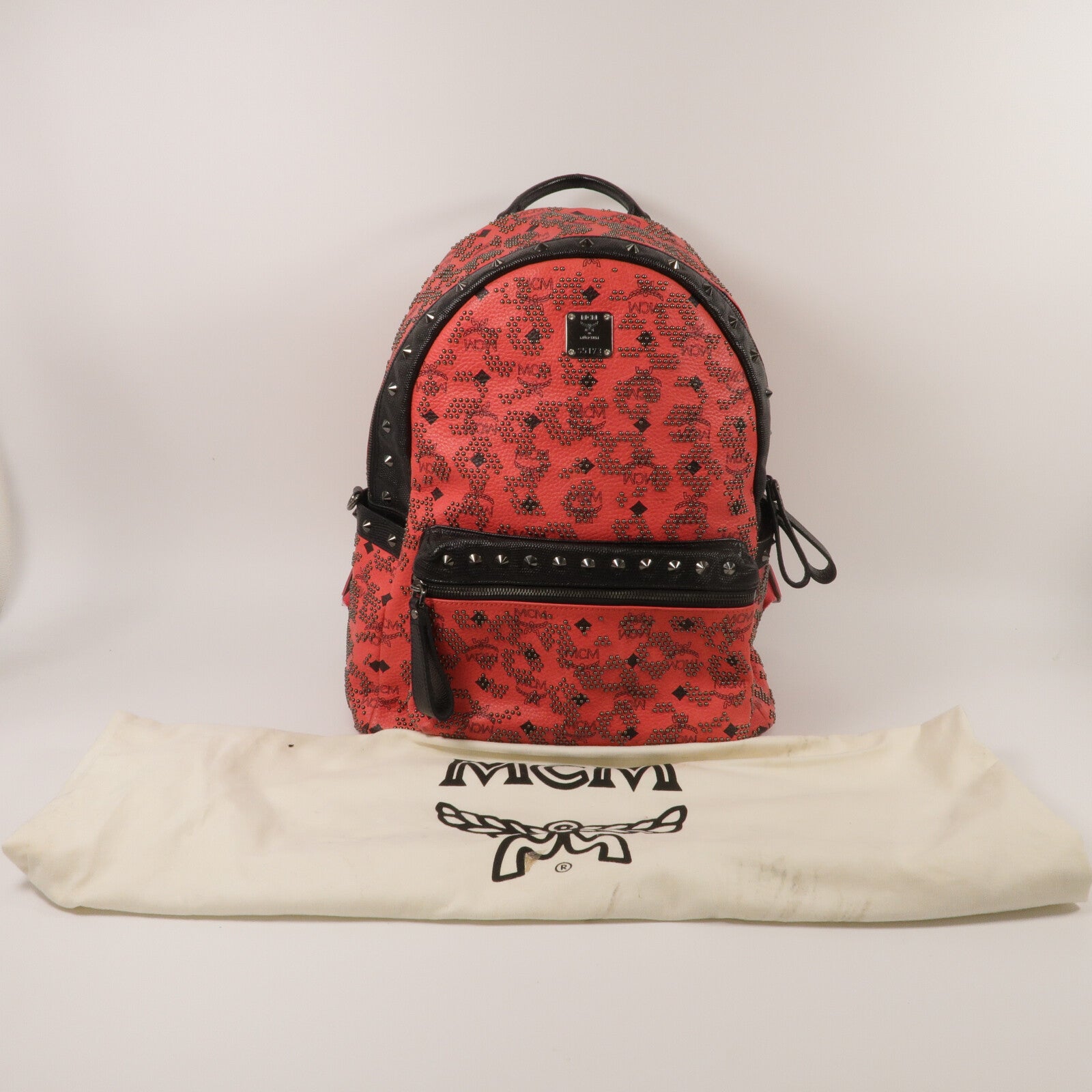 MCM 牛皮皮革Backpack背包