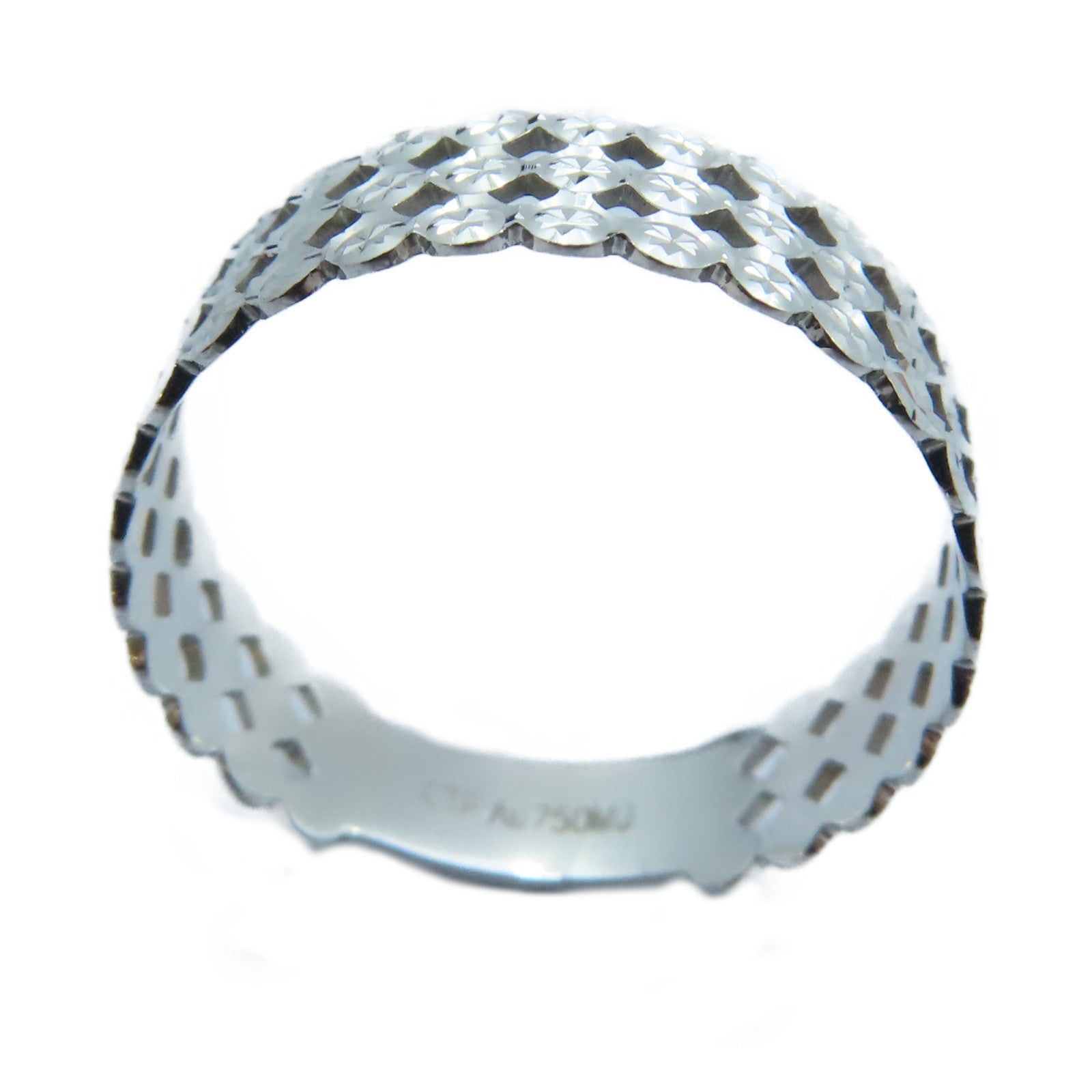 JEWELRY 【激減優惠】18K白金Ring戒指US#7