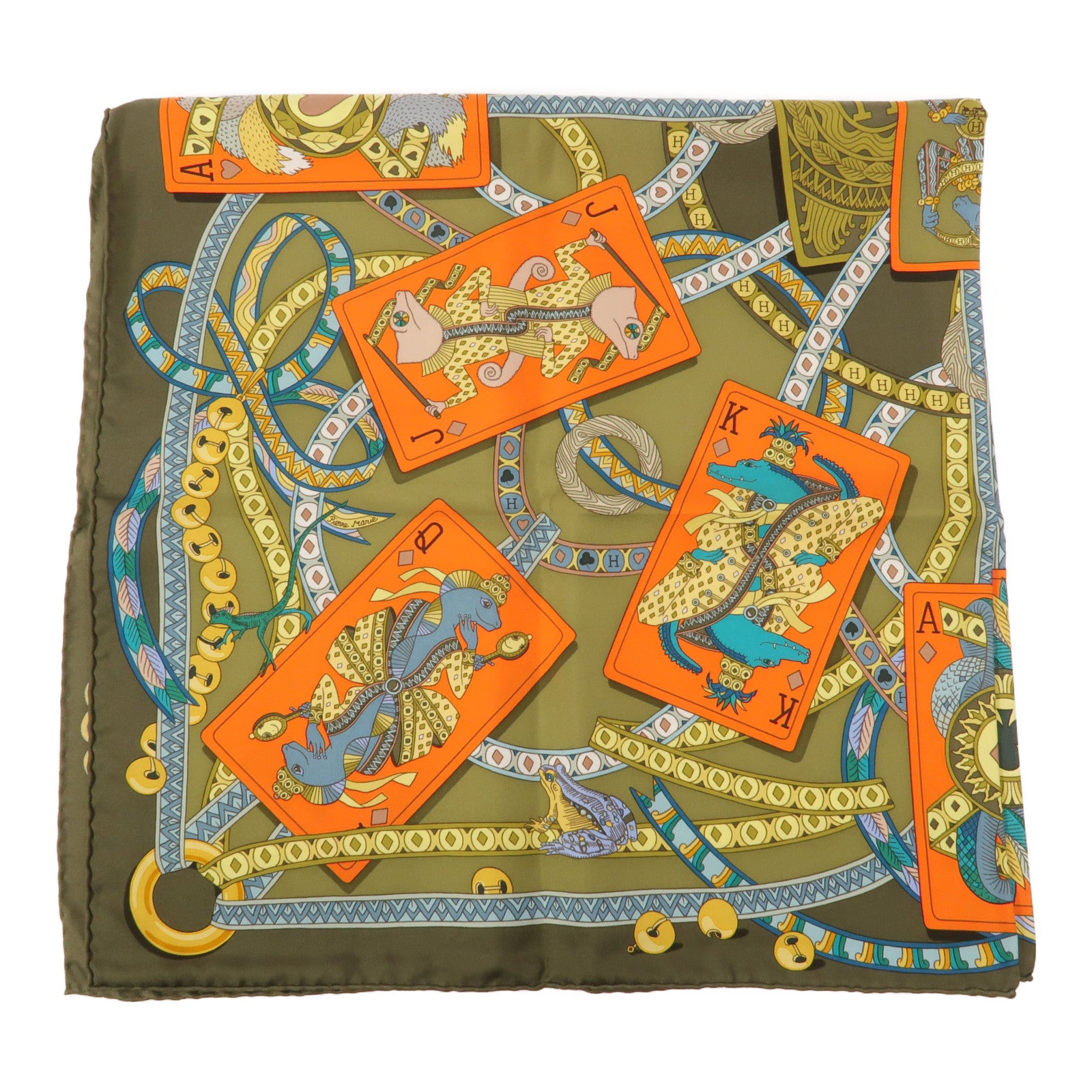 HERMES 絲質Scarf 90x90絲巾