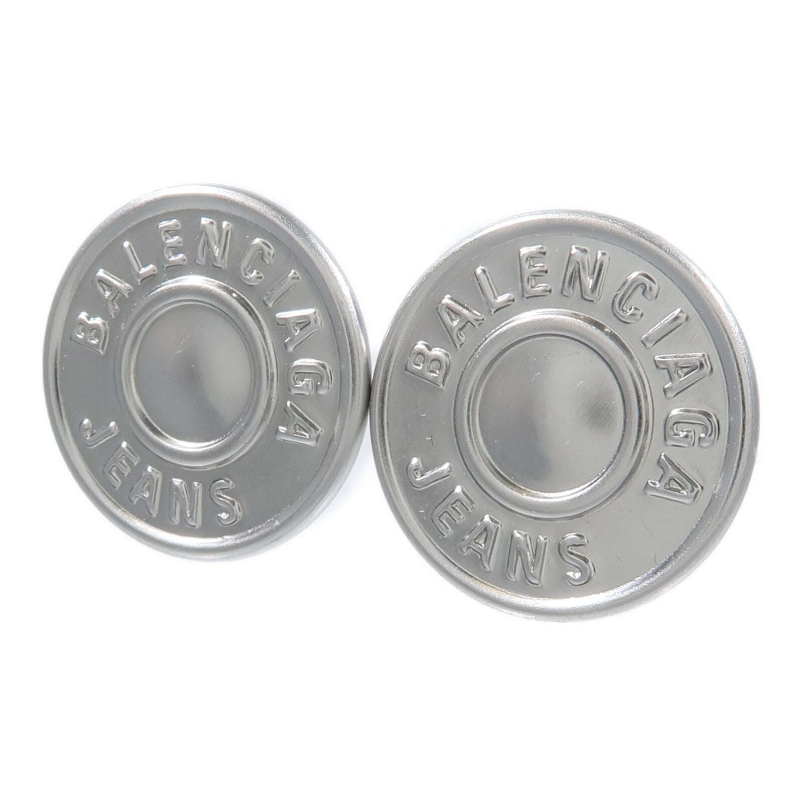 BALENCIAGA 黃銅Jeans Stud Earrings耳環