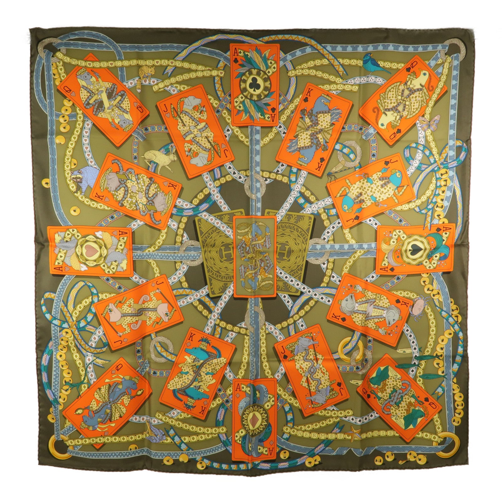 HERMES 絲質Scarf 90x90絲巾