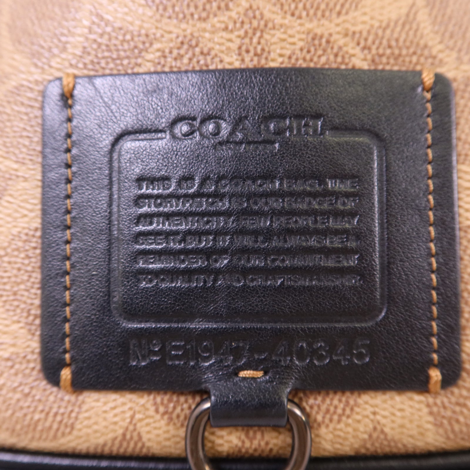 COACH 牛皮皮革/塗層帆布Waist Bag腰包