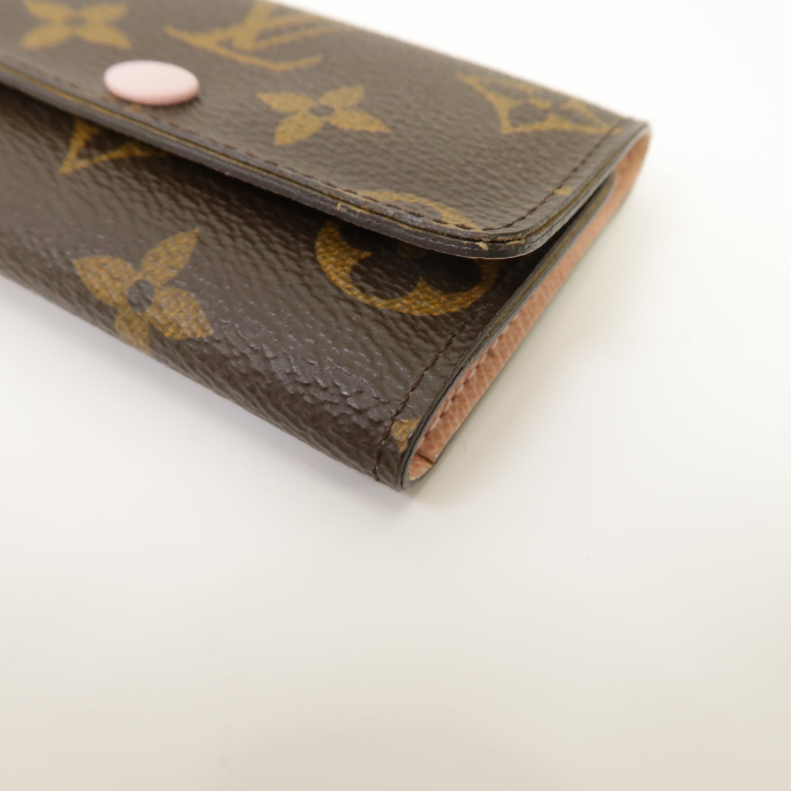 LOUIS VUITTON Monogram Multicles Key Holder金扣鑰匙套啡色