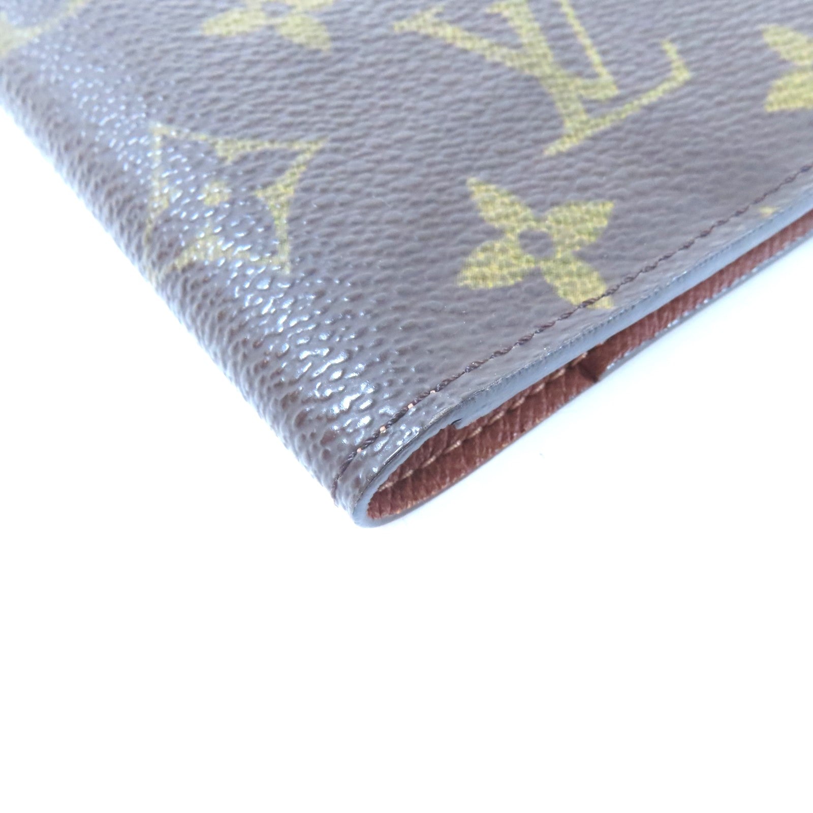 LOUIS VUITTON Monogram Passport Cover護照套啡色