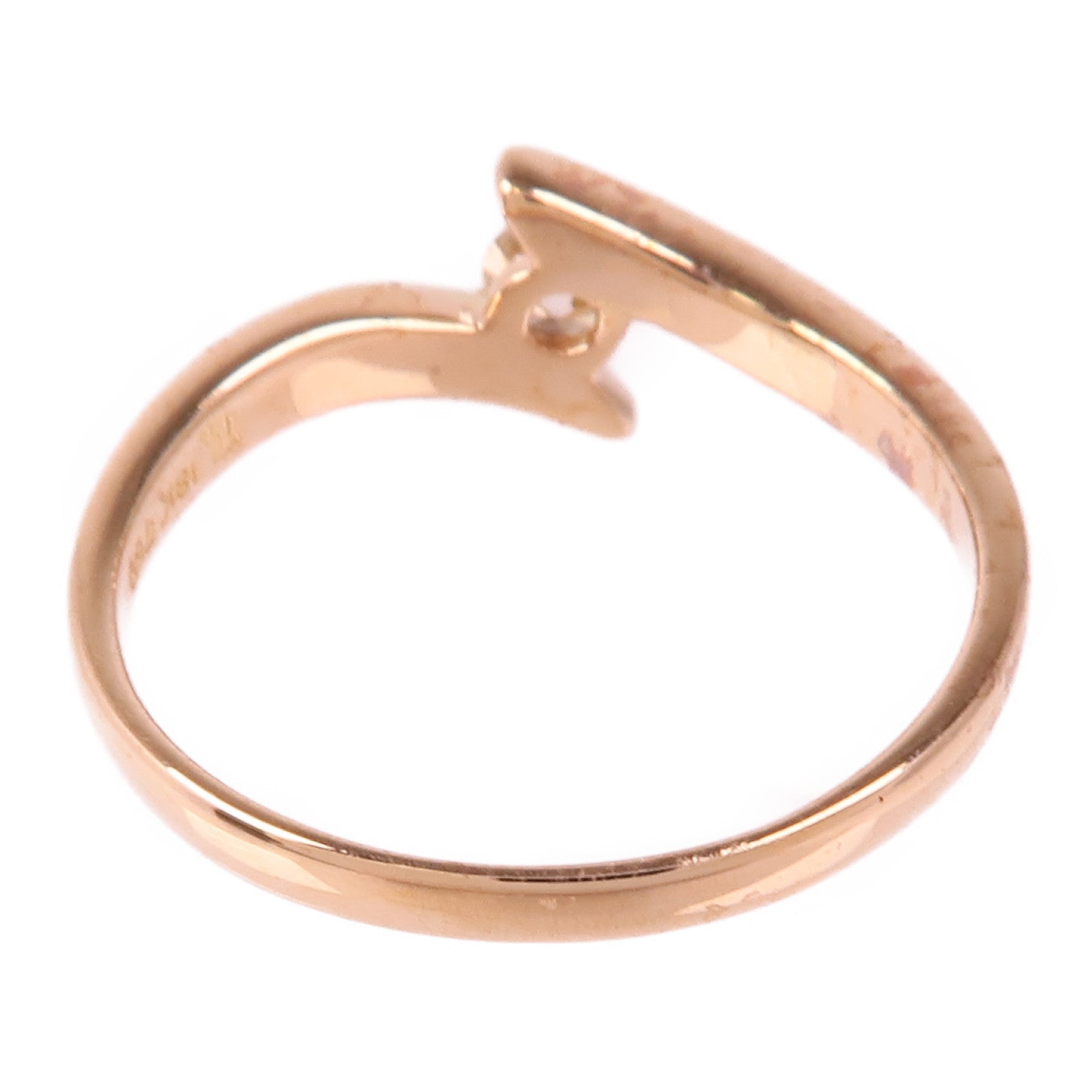 JEWELRY Diamond Ring 18K Pink Gold US#6.5