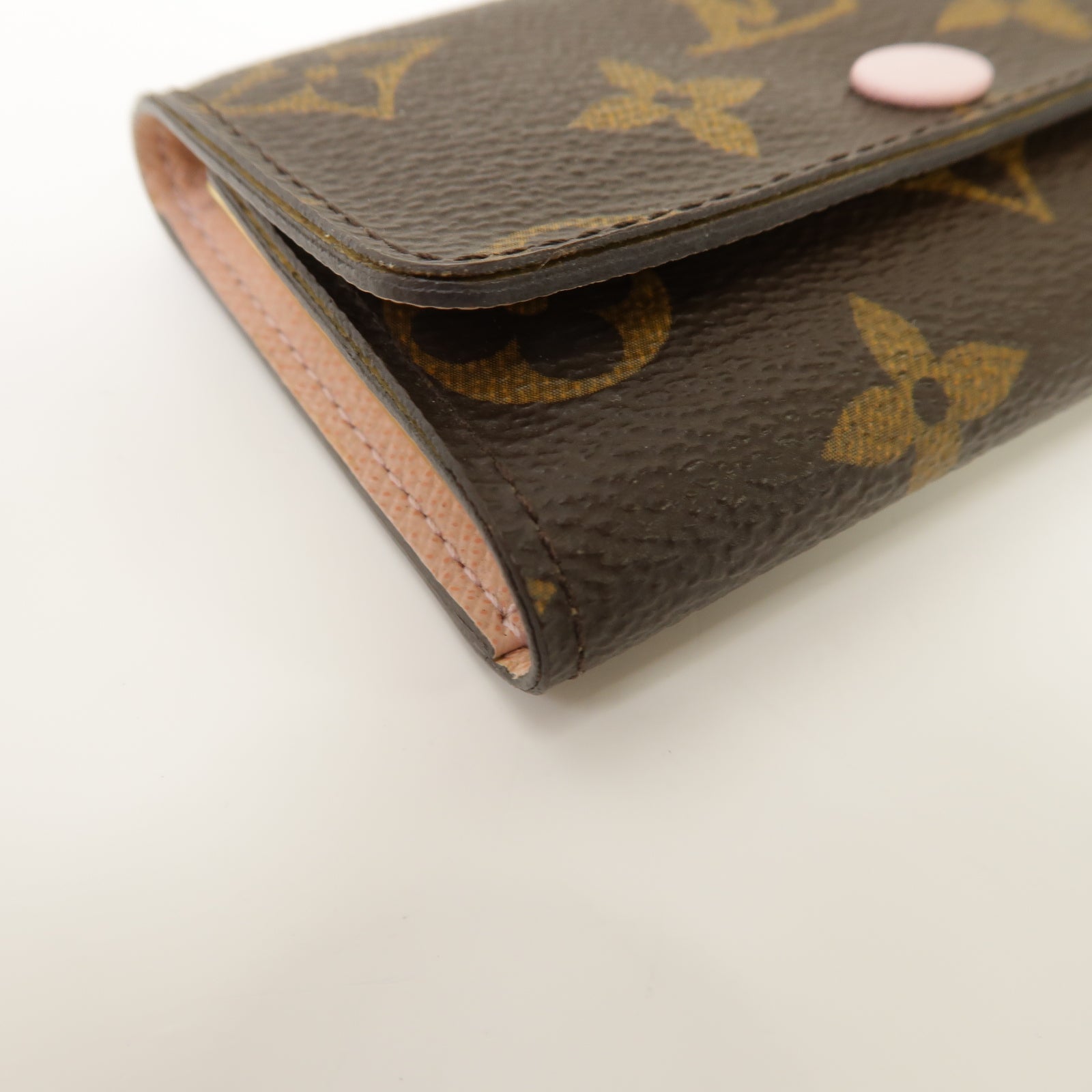 LOUIS VUITTON Monogram Multicles Key Holder金扣鑰匙套啡色