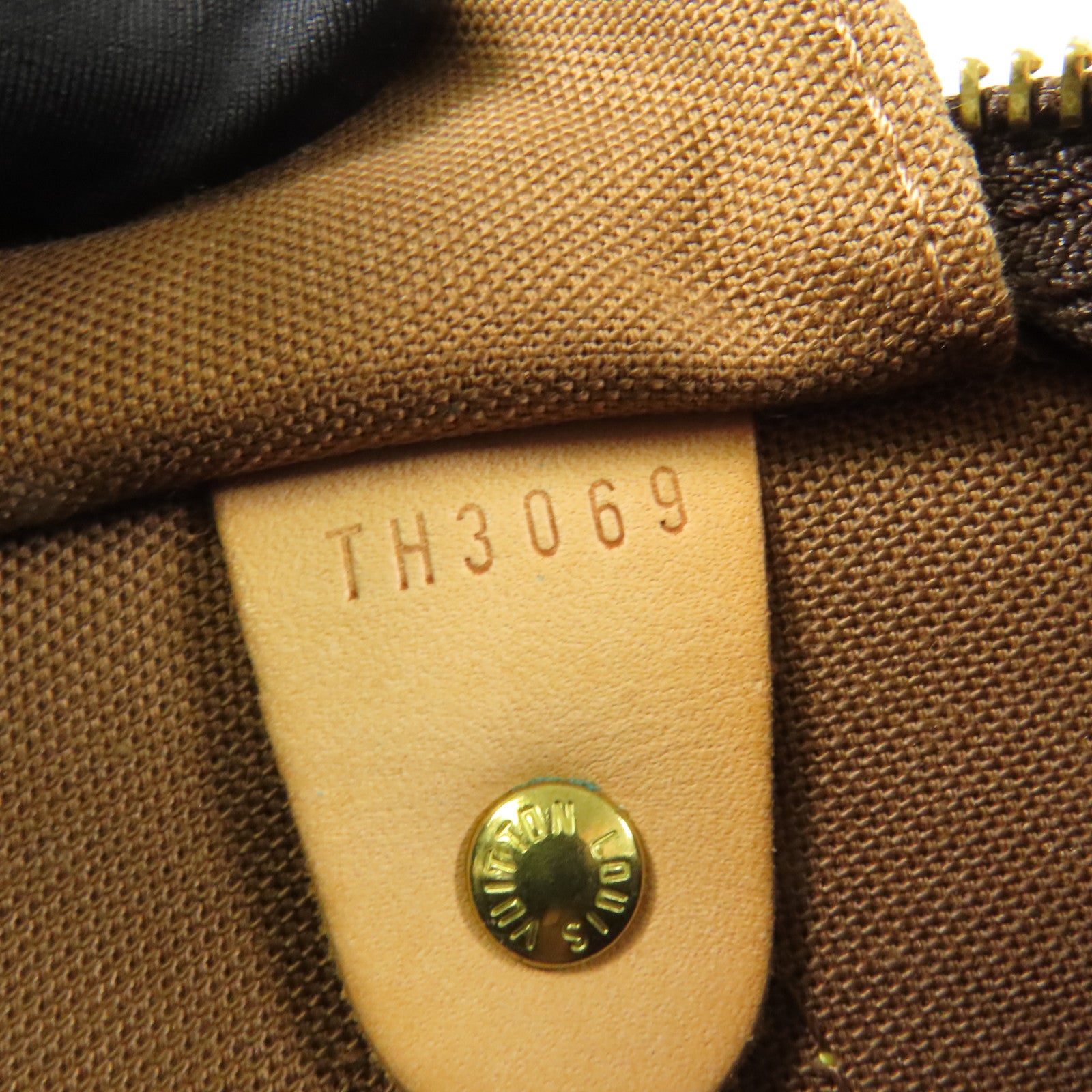 LOUIS VUITTON Monogram Speedy 30金扣手挽袋