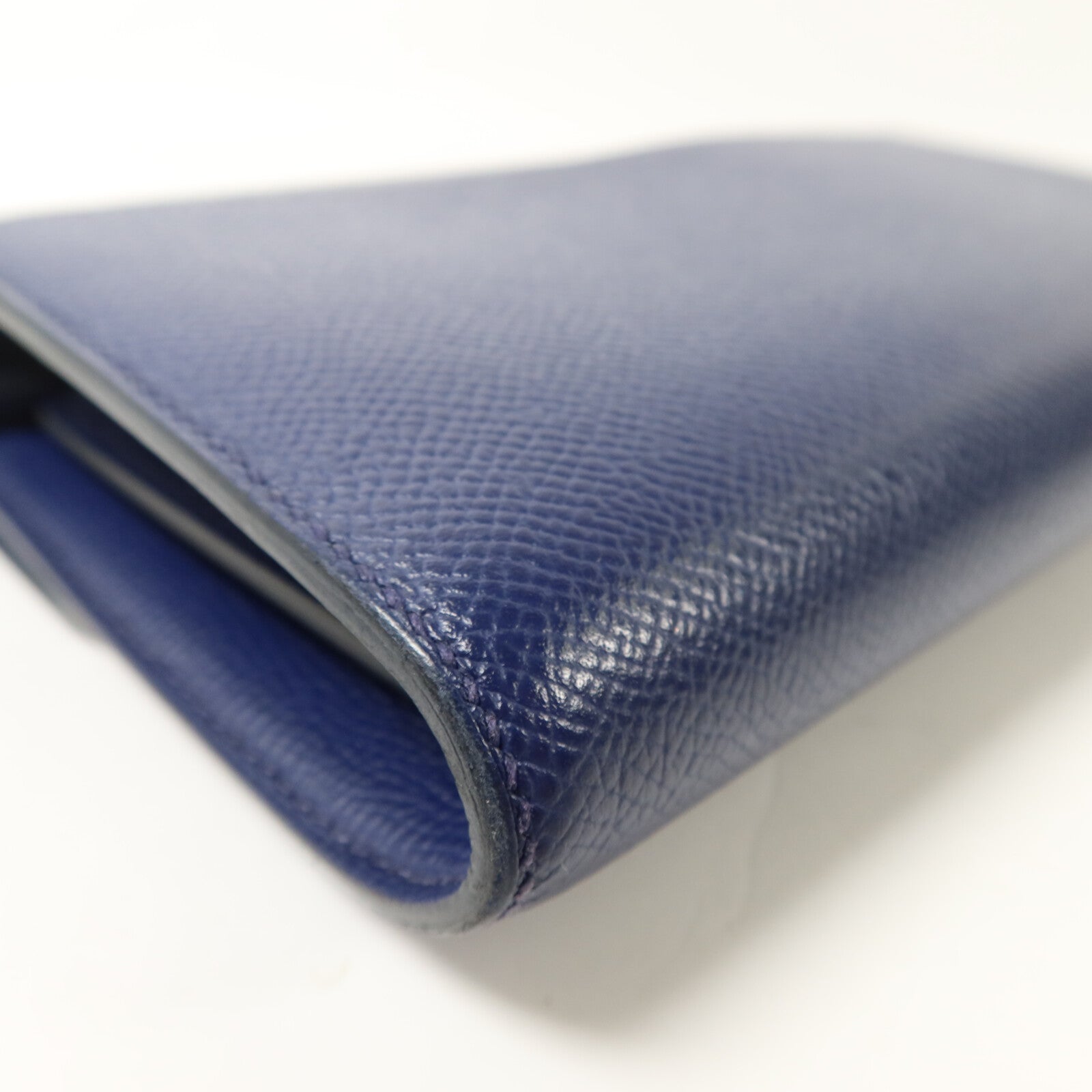 HERMES Epsom皮革Constance To Go肩背袋Bleu Saphir