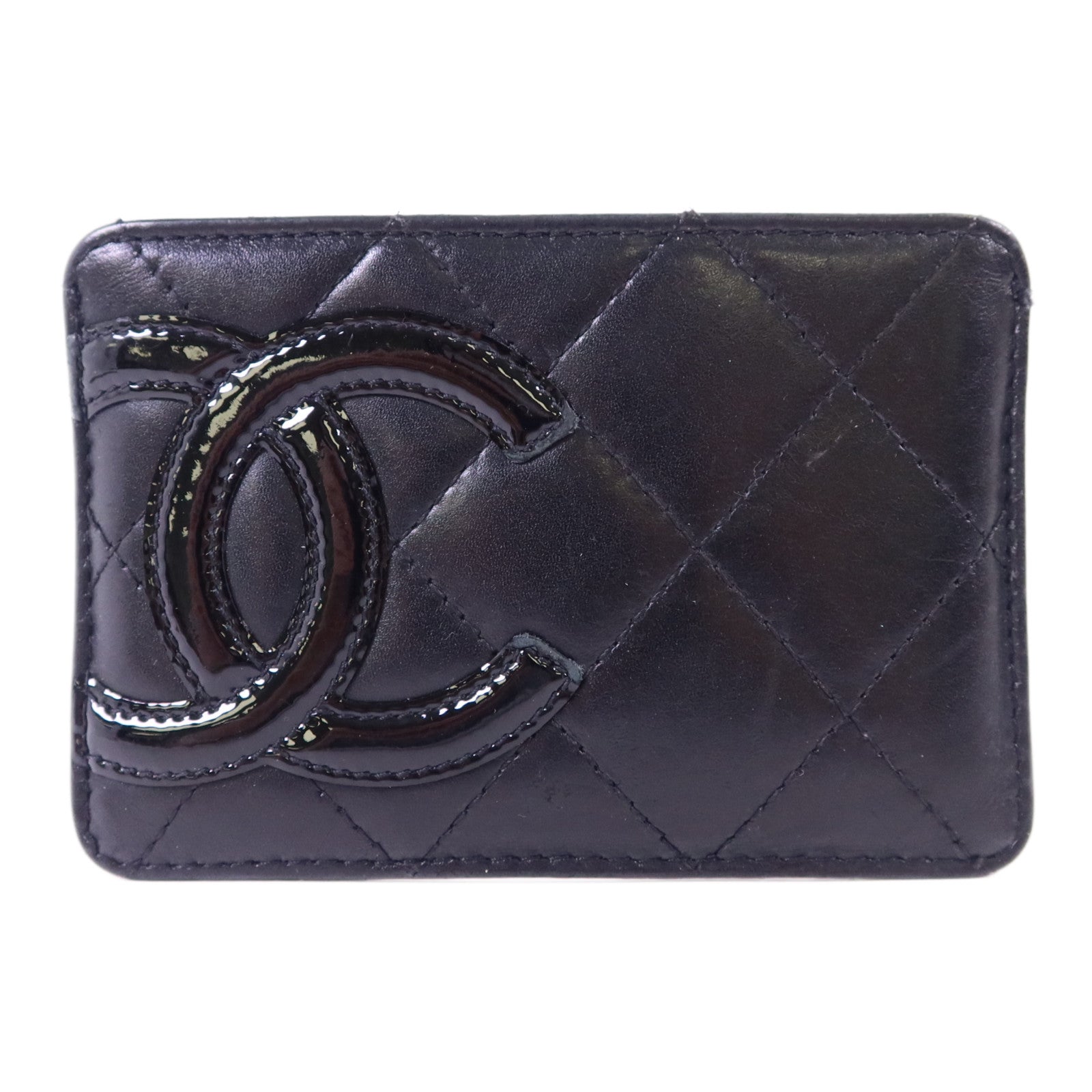 CHANEL 【激減優惠】牛皮皮革Cambon Card Case卡片套