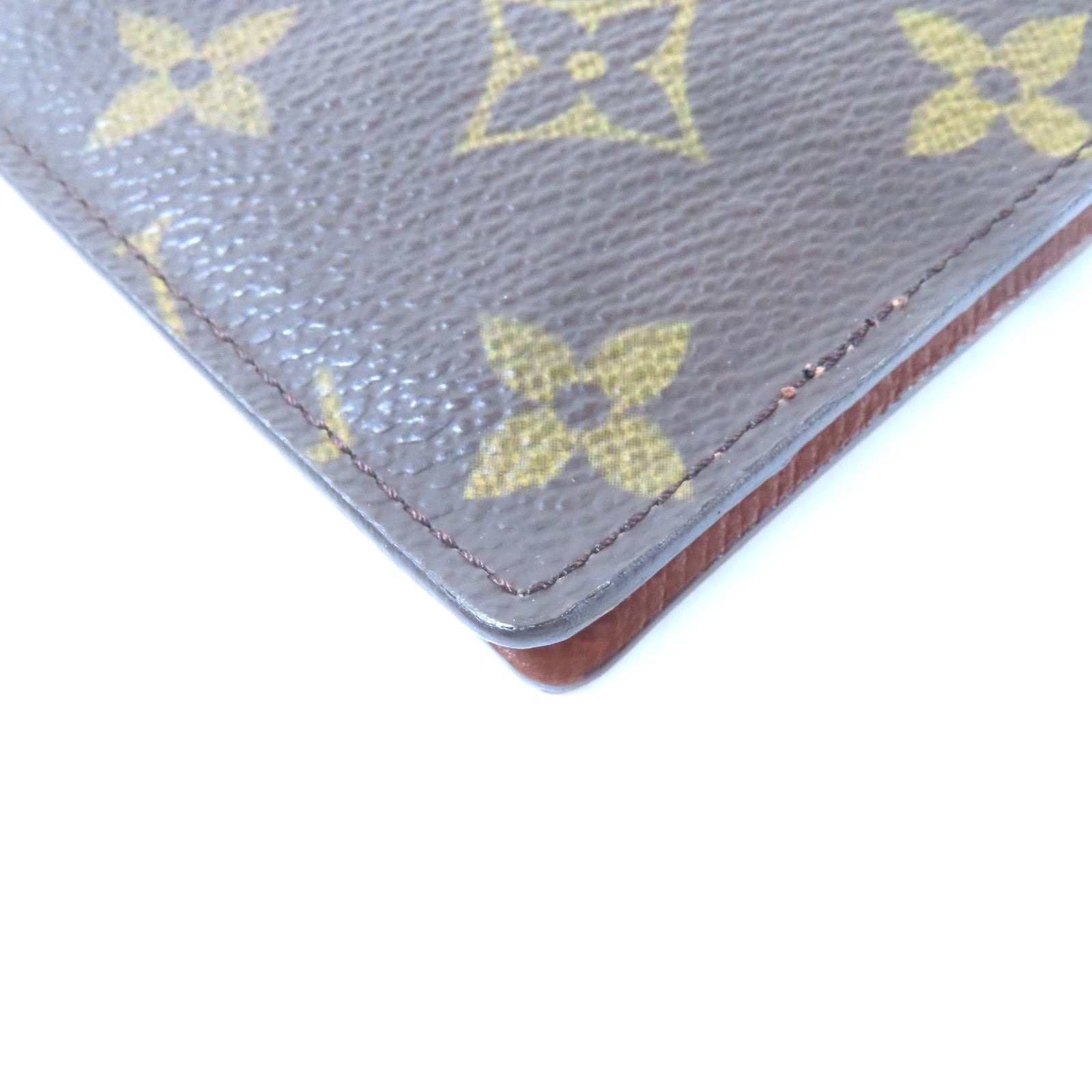 LOUIS VUITTON Monogram Passport Cover護照套啡色