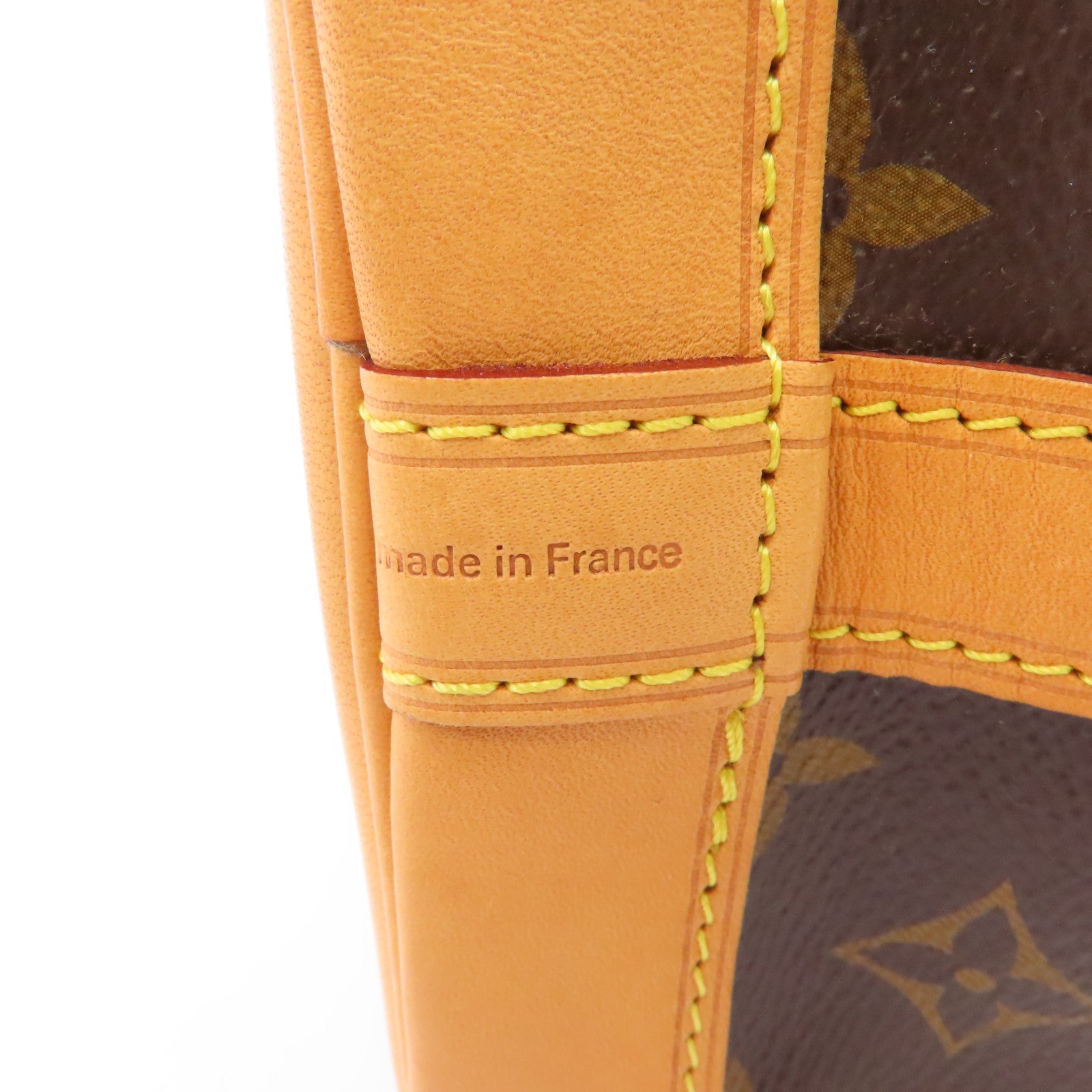 LOUIS VUITTON Monogram Noe BB金扣肩背袋棕色