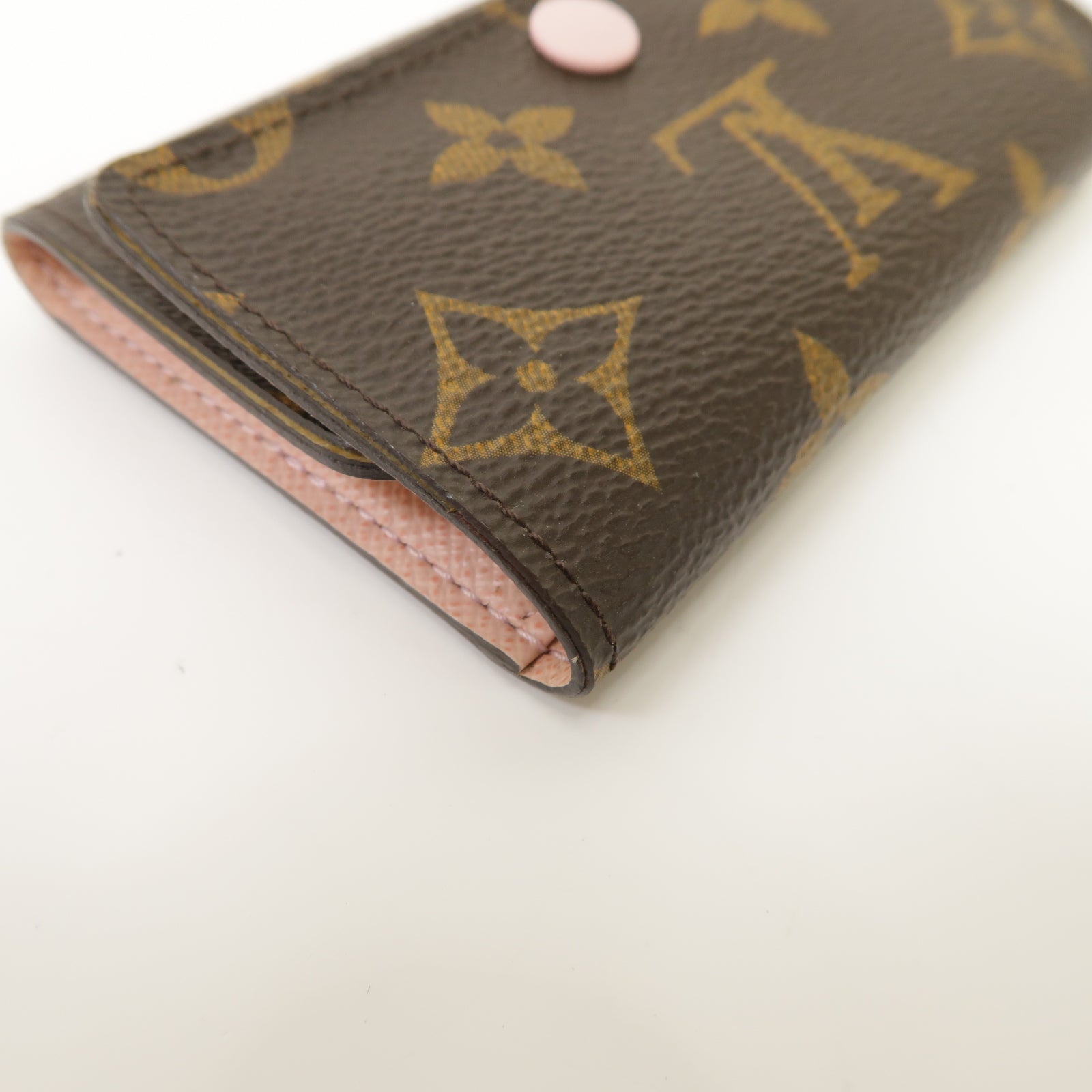 LOUIS VUITTON Monogram Multicles Key Holder金扣鑰匙套啡色